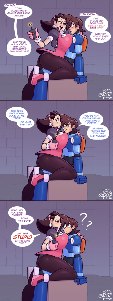 Tron Bonne And Mega Dweeb Porn Comic Rule Comic Cartoon Porn Comic