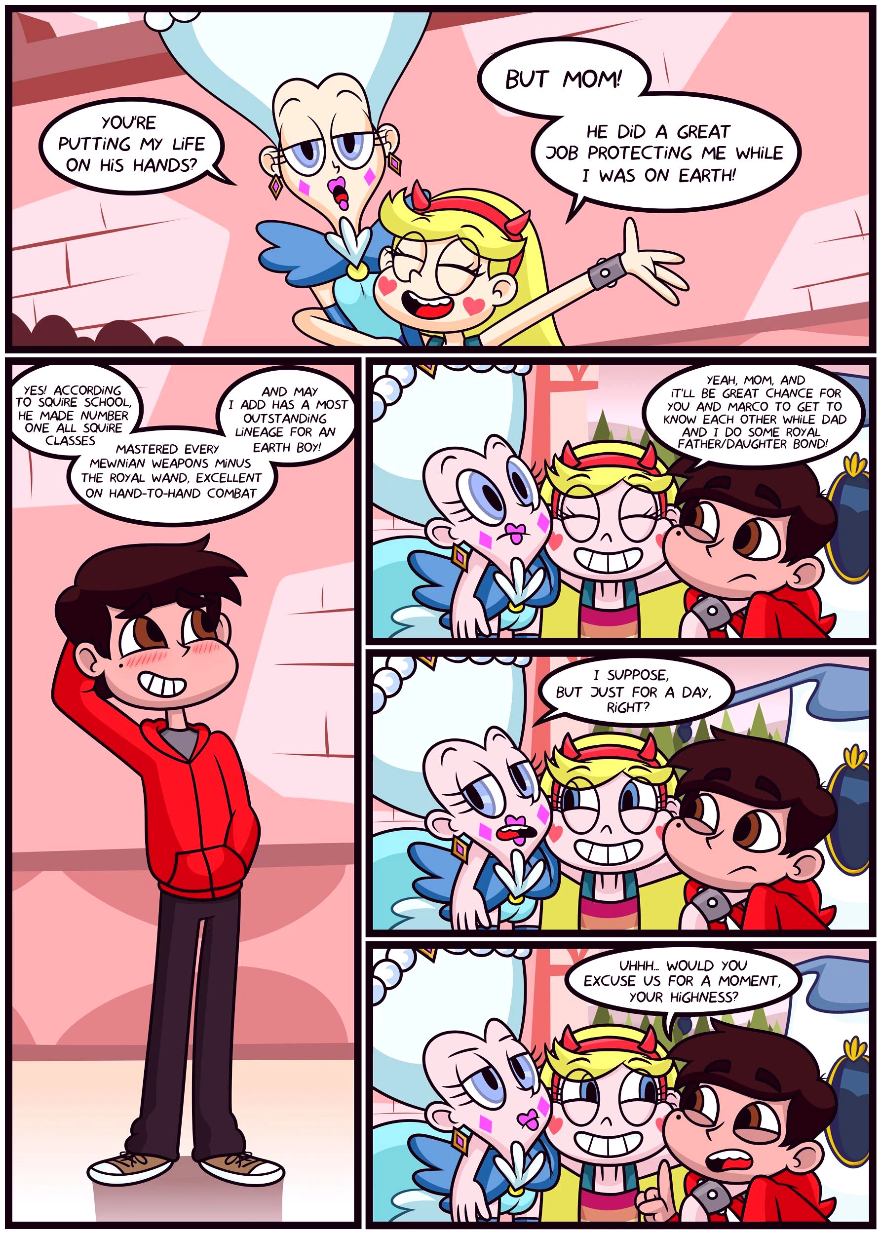 Alone with the queen porn comic picture 03