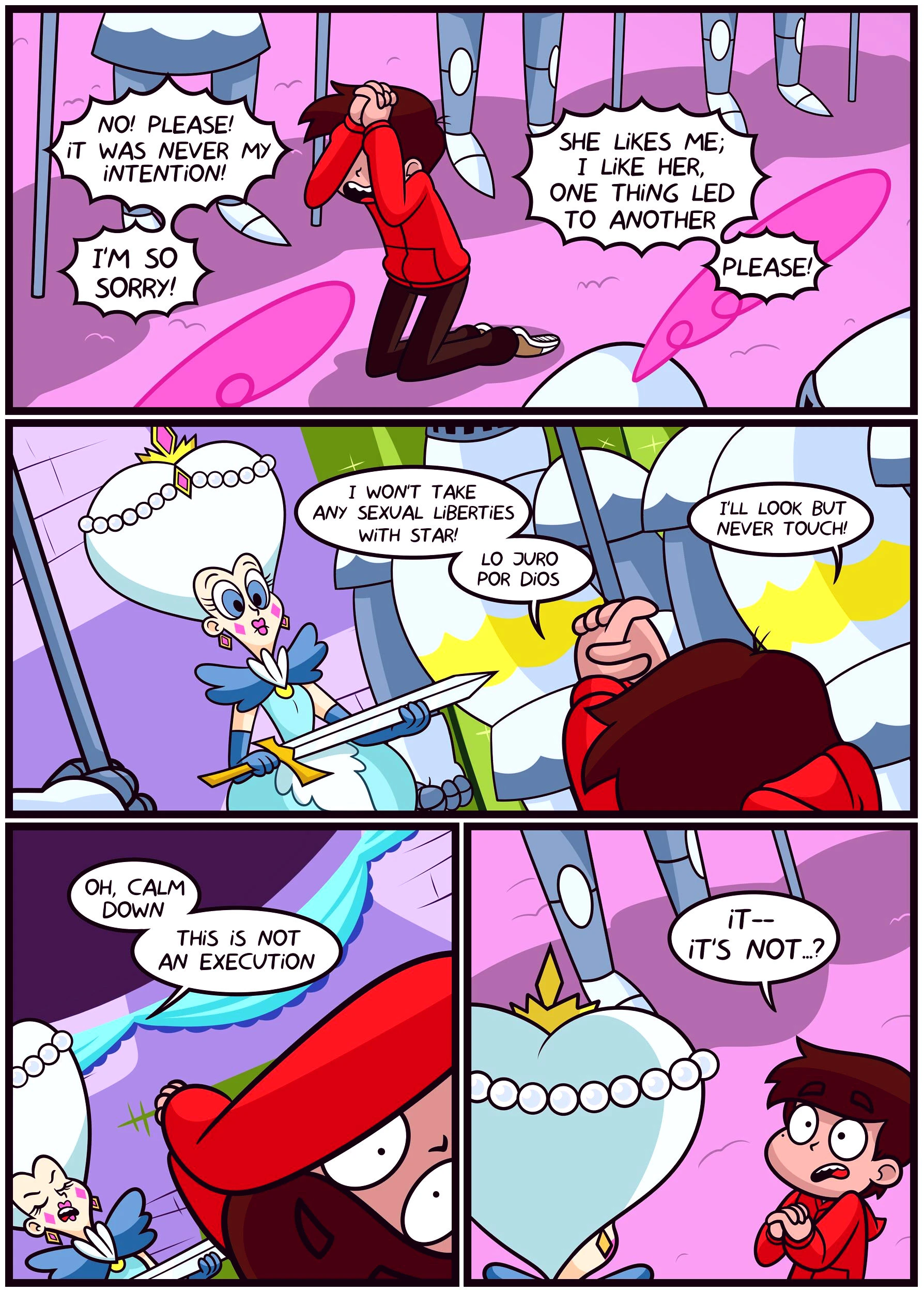 Alone with the queen porn comic picture 11