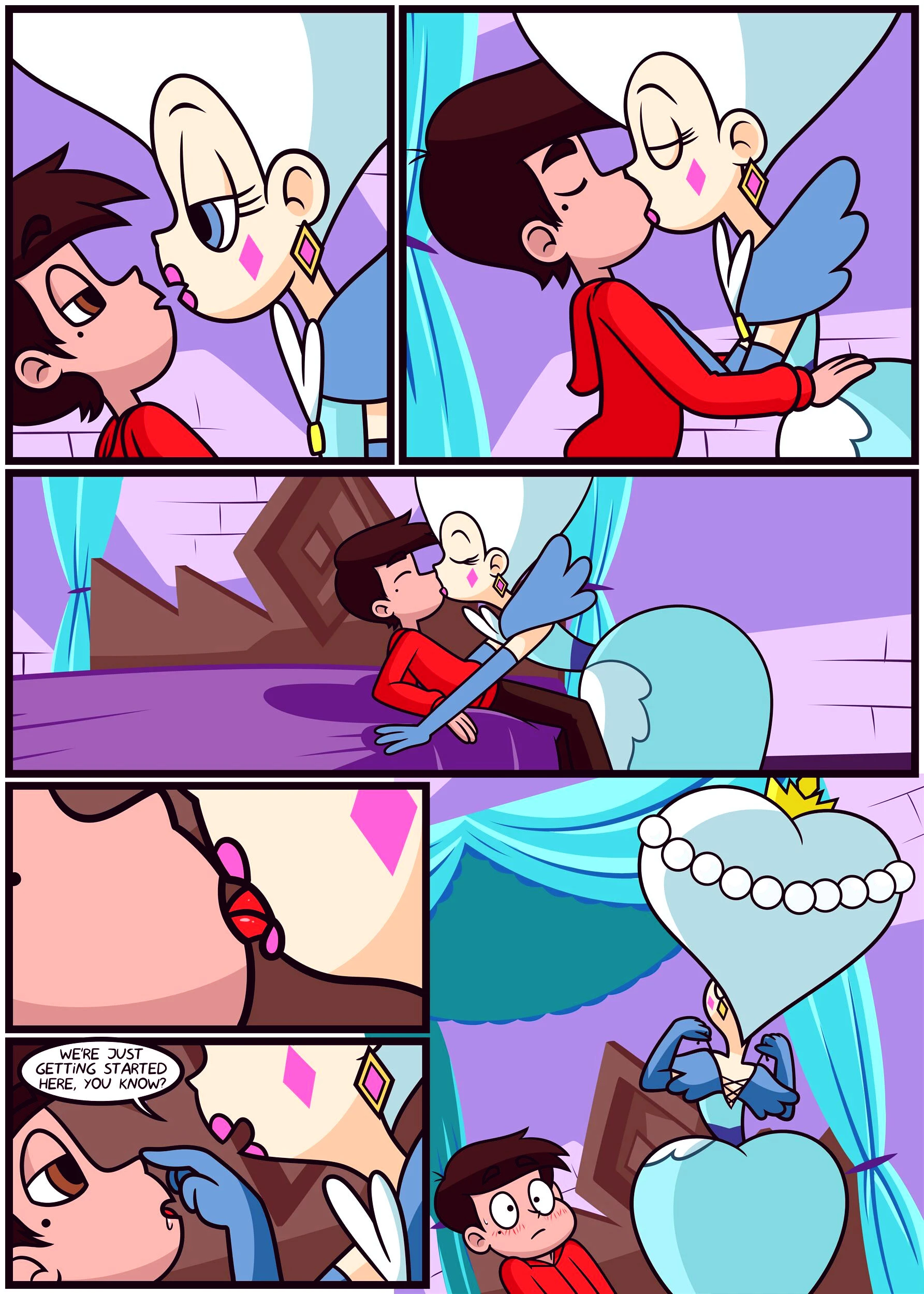 Alone with the queen porn comic picture 21