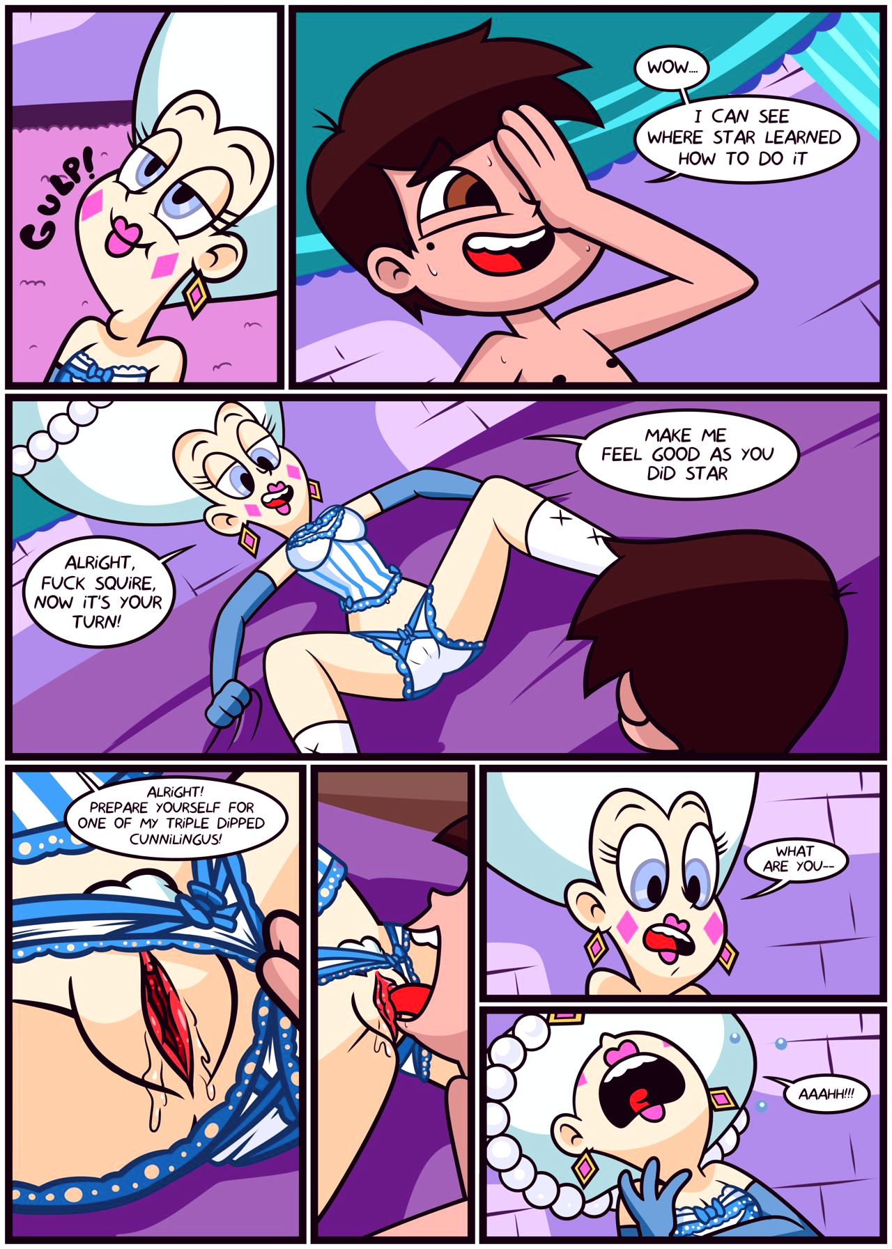 Alone with the queen porn comic picture 27