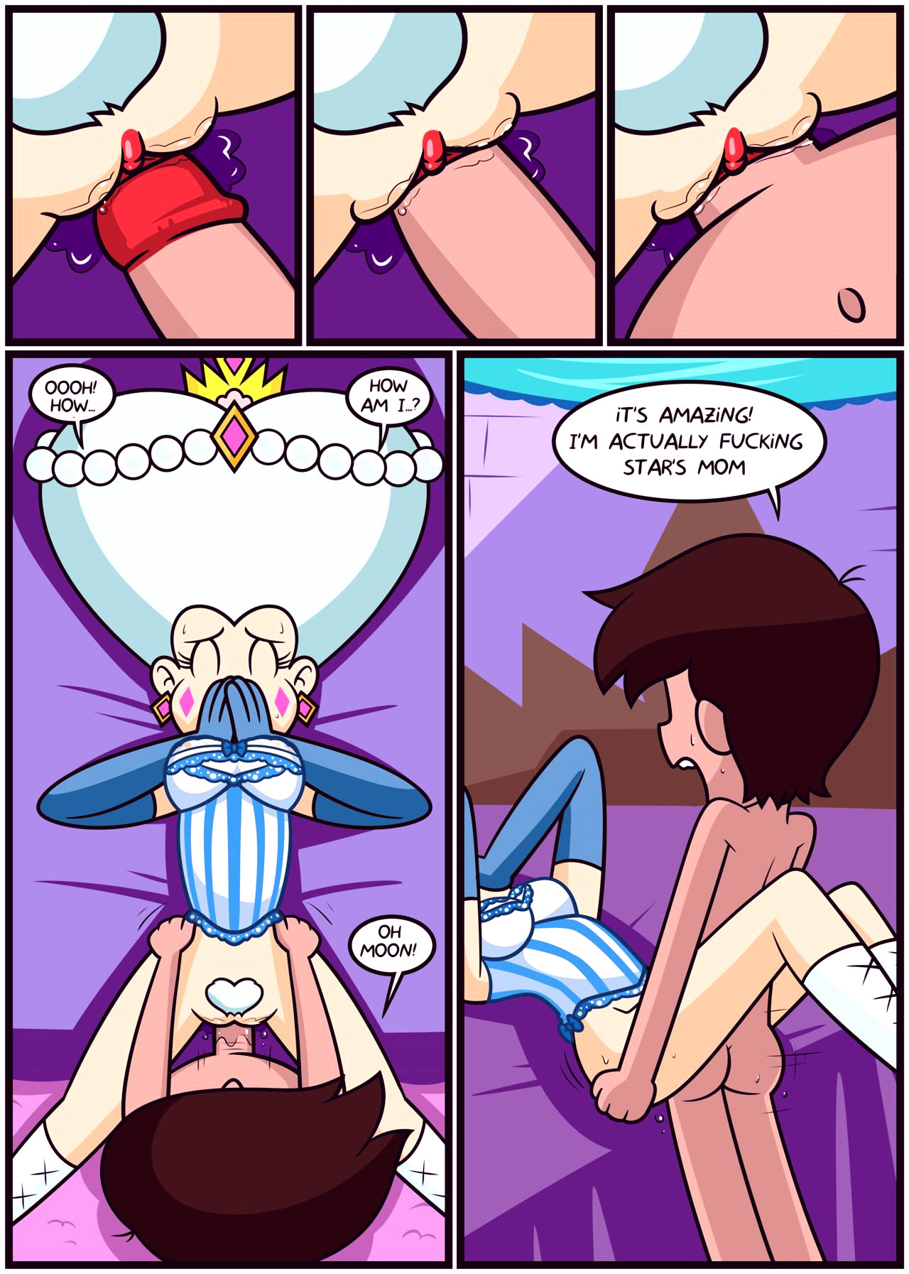 Alone with the queen porn comic picture 30