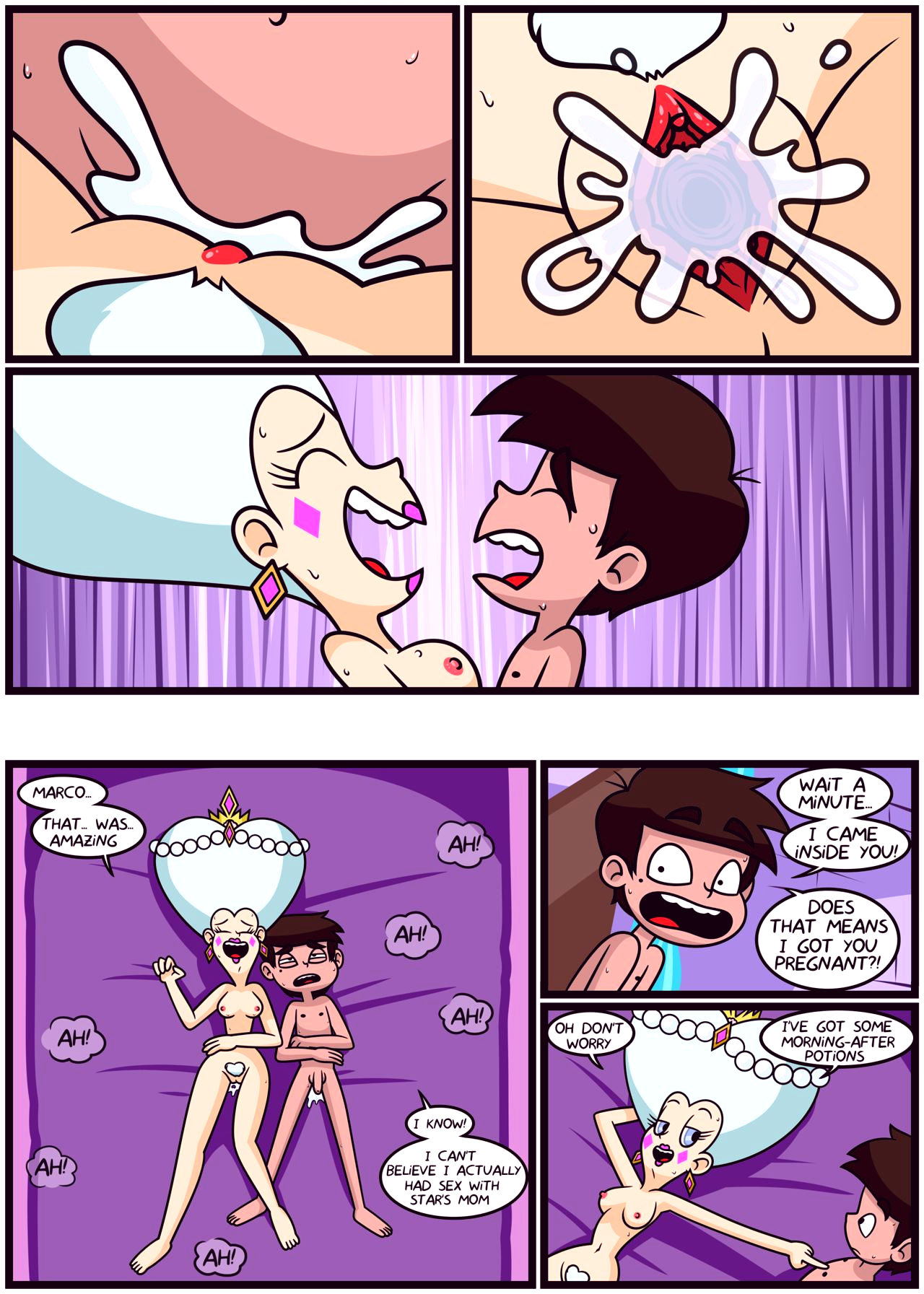 Alone with the queen porn comic picture 34