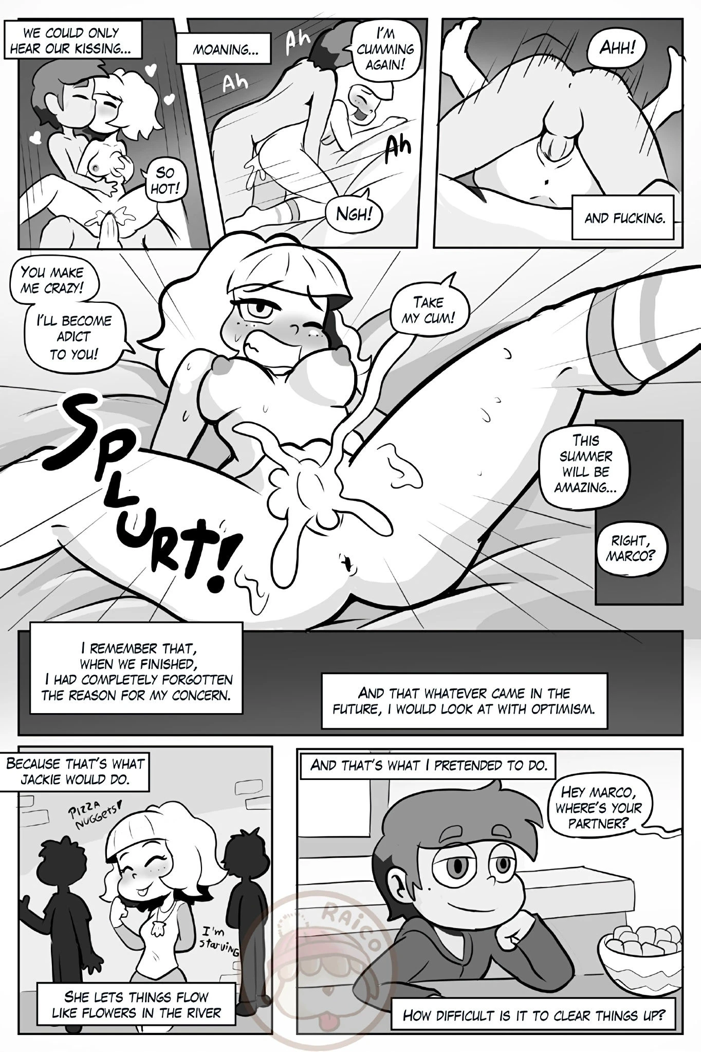 End of year party porn comic picture 09
