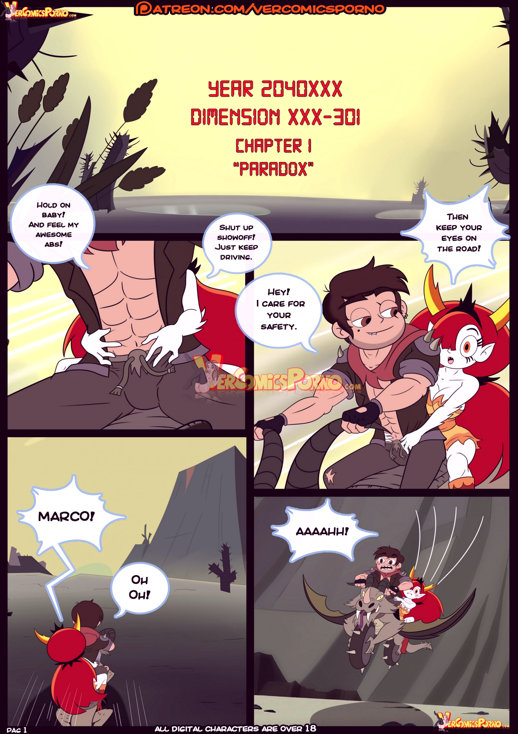 Marco vs the forces of time porn comic picture 02