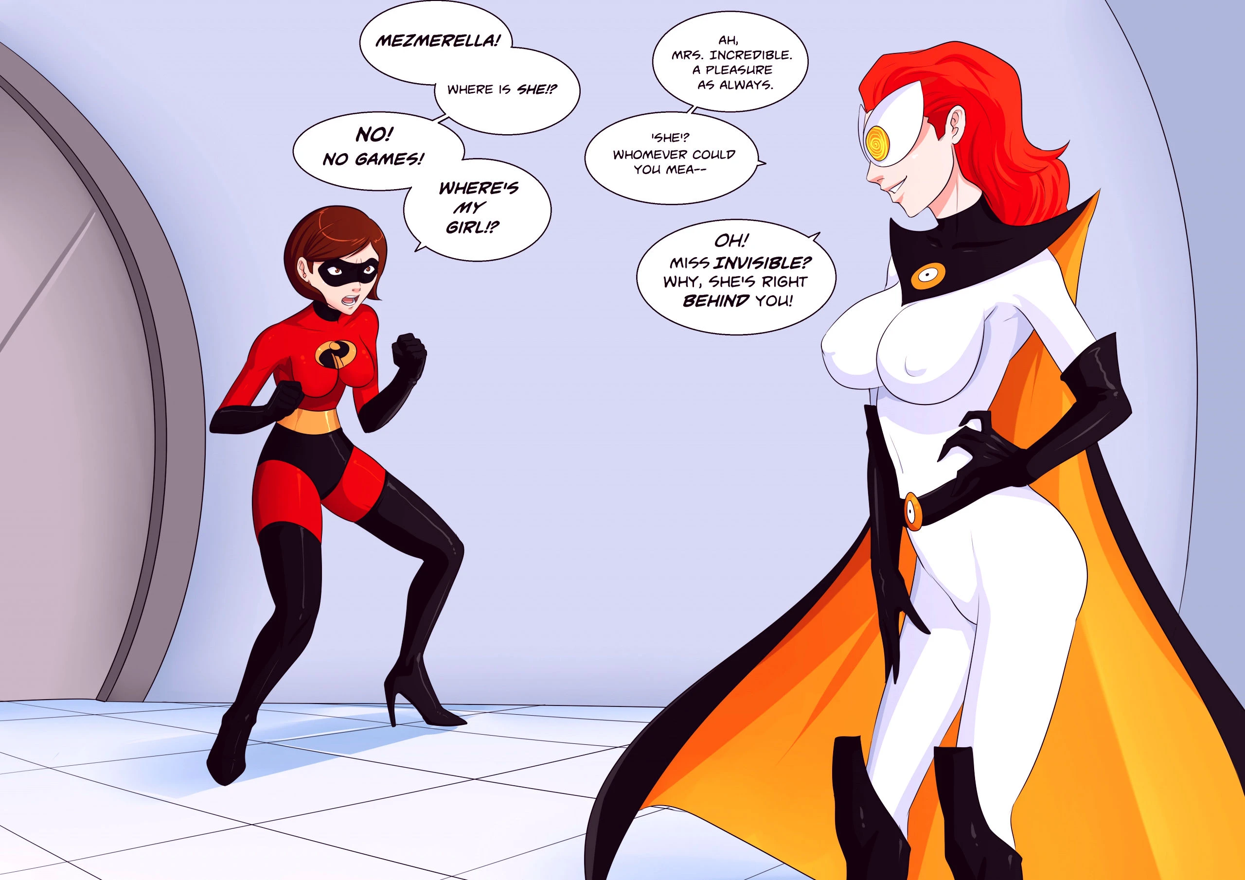 Mother and daughter relations with mezmerella porn comic picture 04