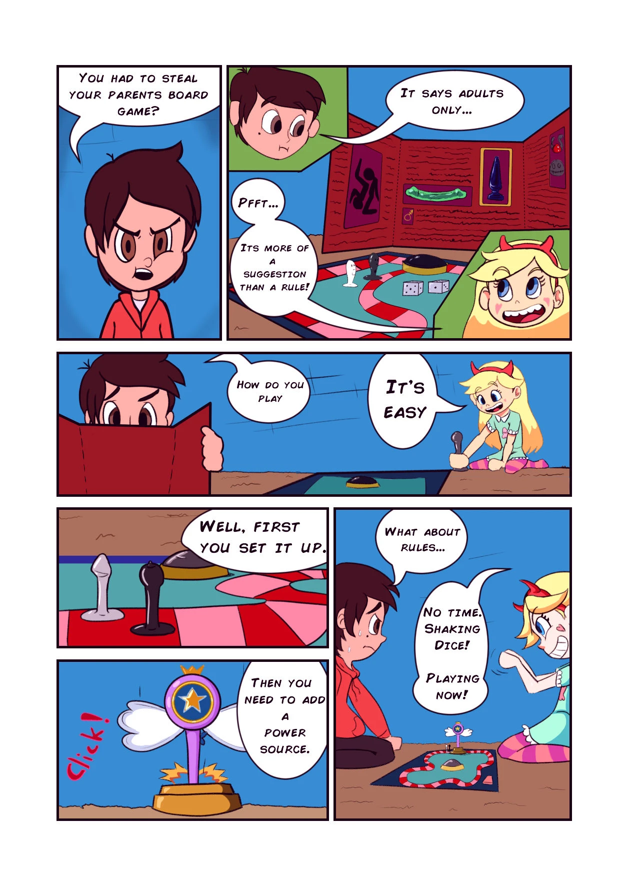 Star vs the board game of lust porn comic picture 4