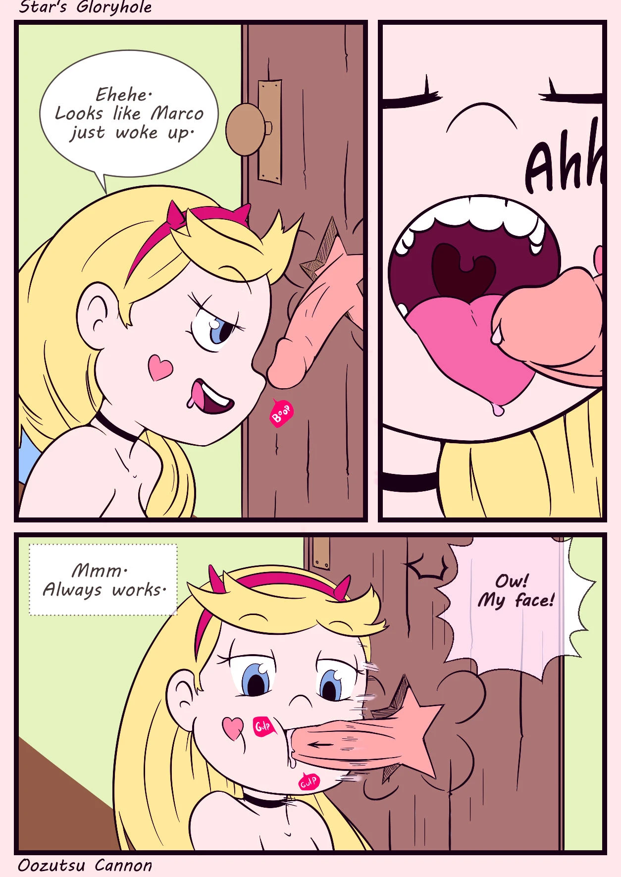 Stars gloryhole porn comic picture 2