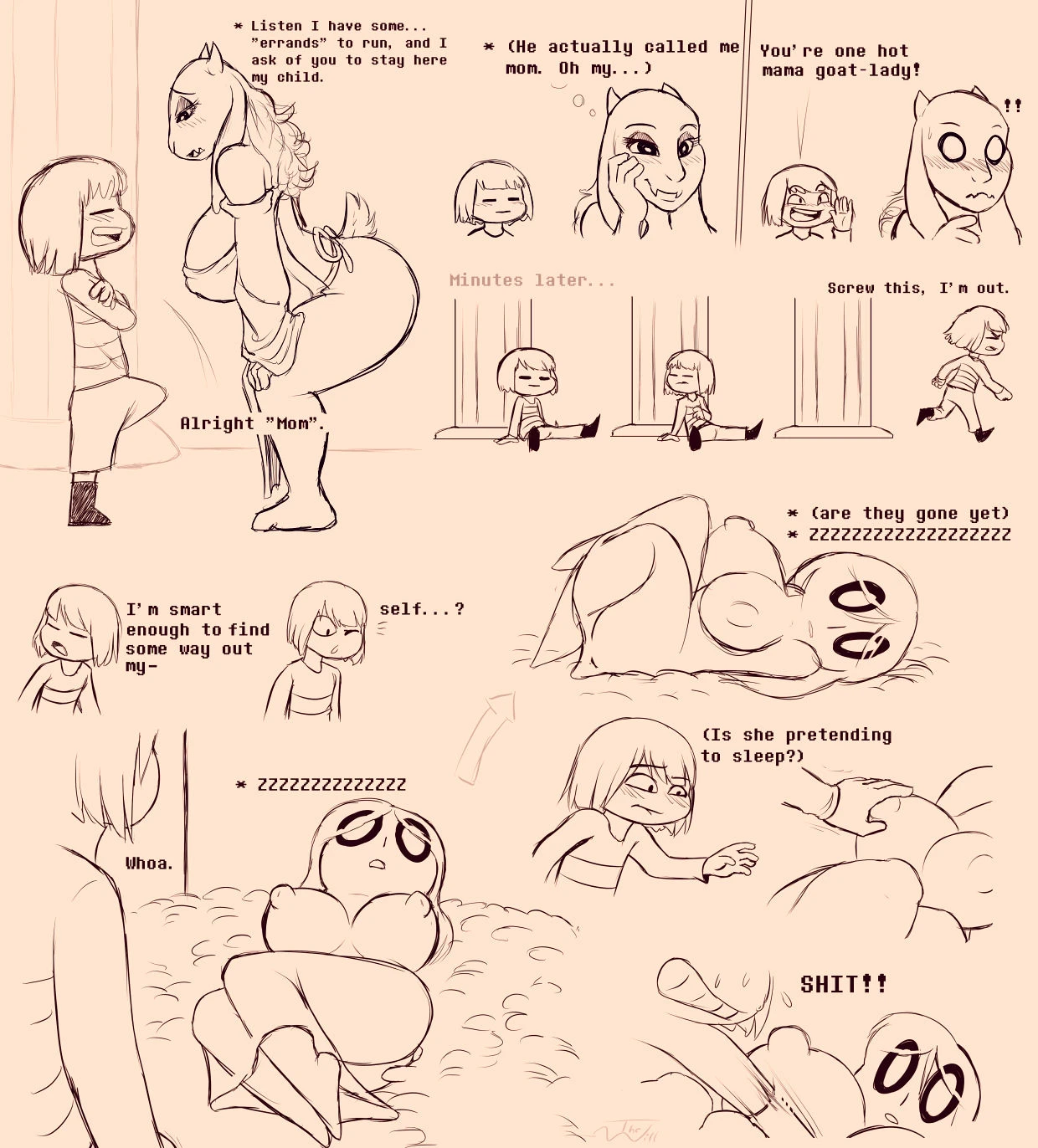 Underhertail porn comic picture 09