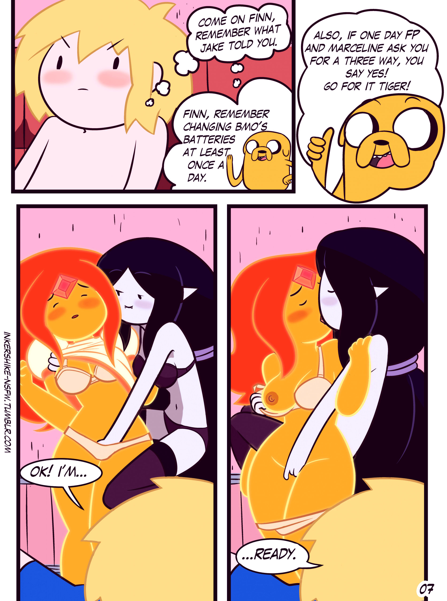 Adventure time practice with the band porn comic picture 7