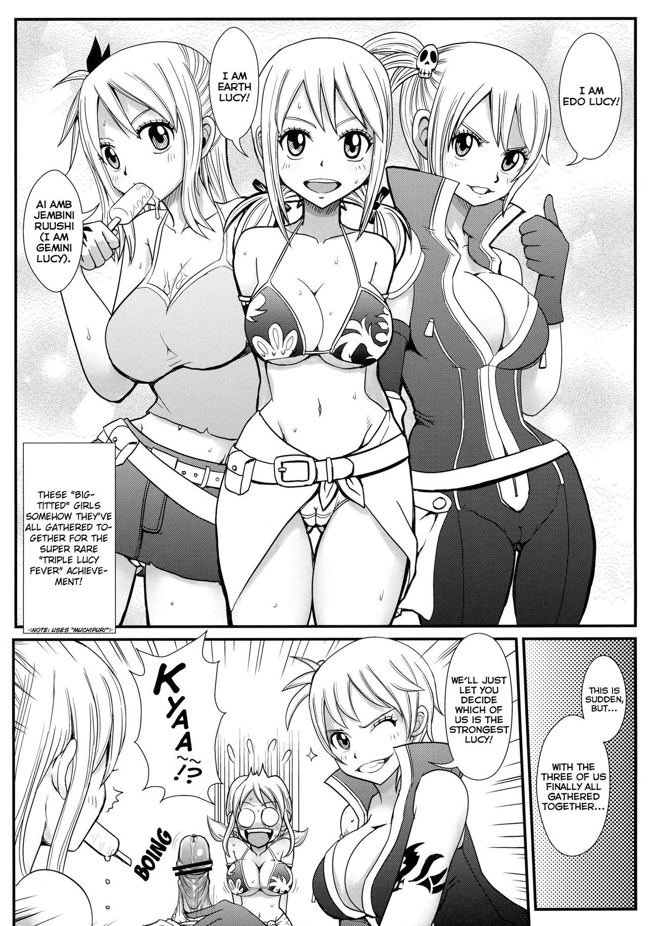 Double lucy hentai manga picture 22
