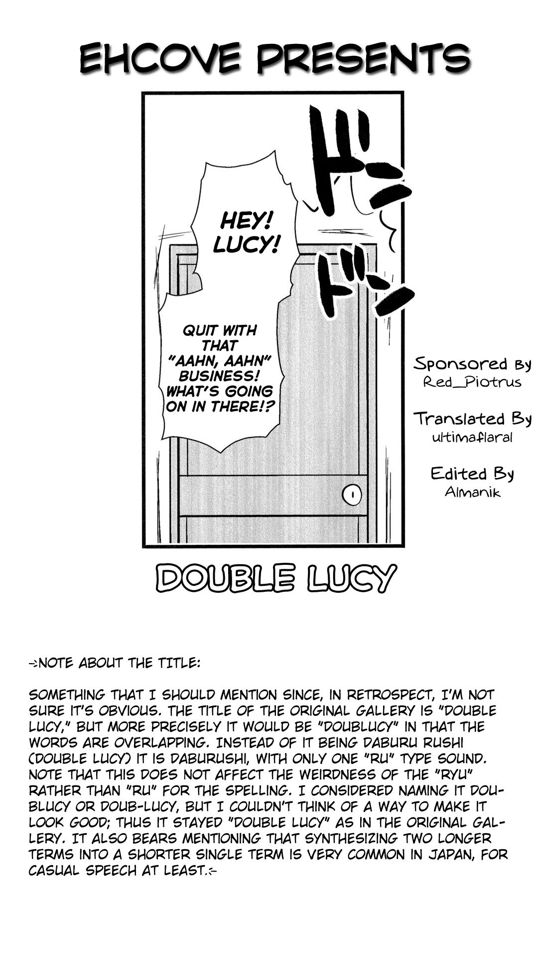 Double lucy hentai manga picture 34