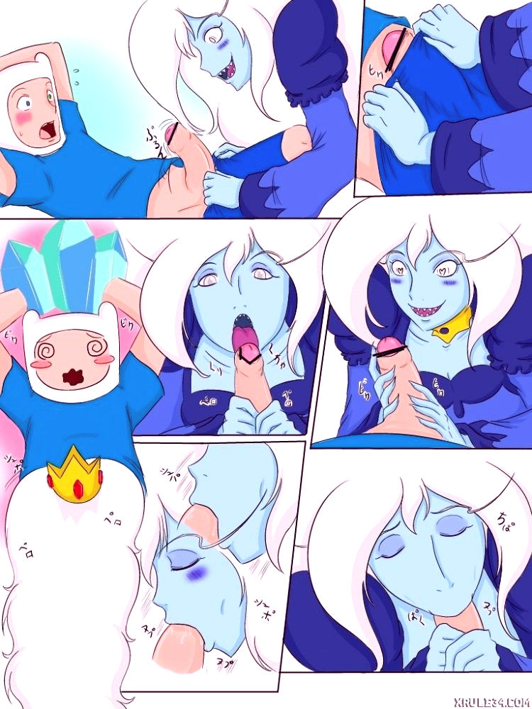 Finn and snow queen porn comic picture 2