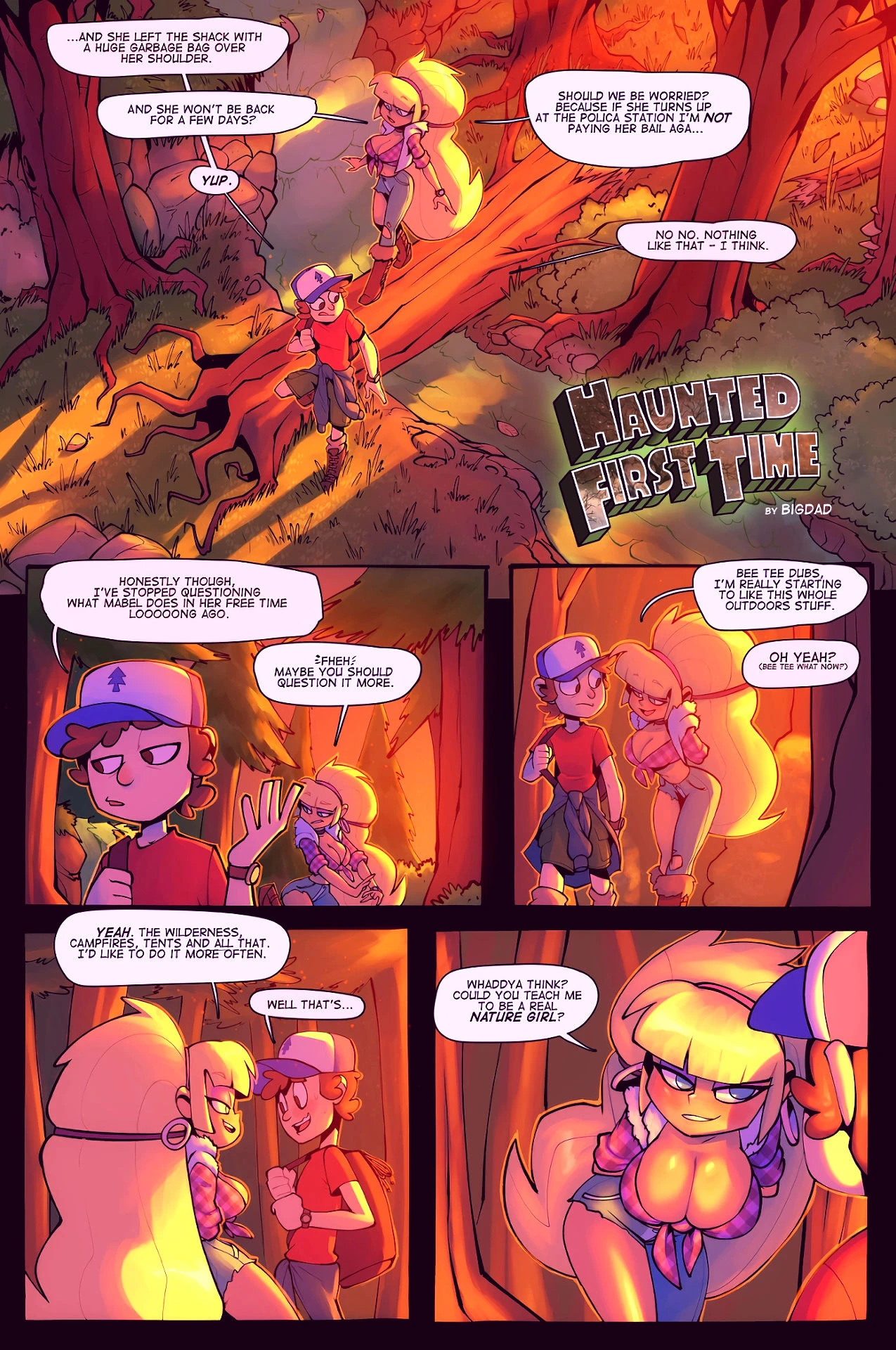 Haunted first time porn comic picture 1