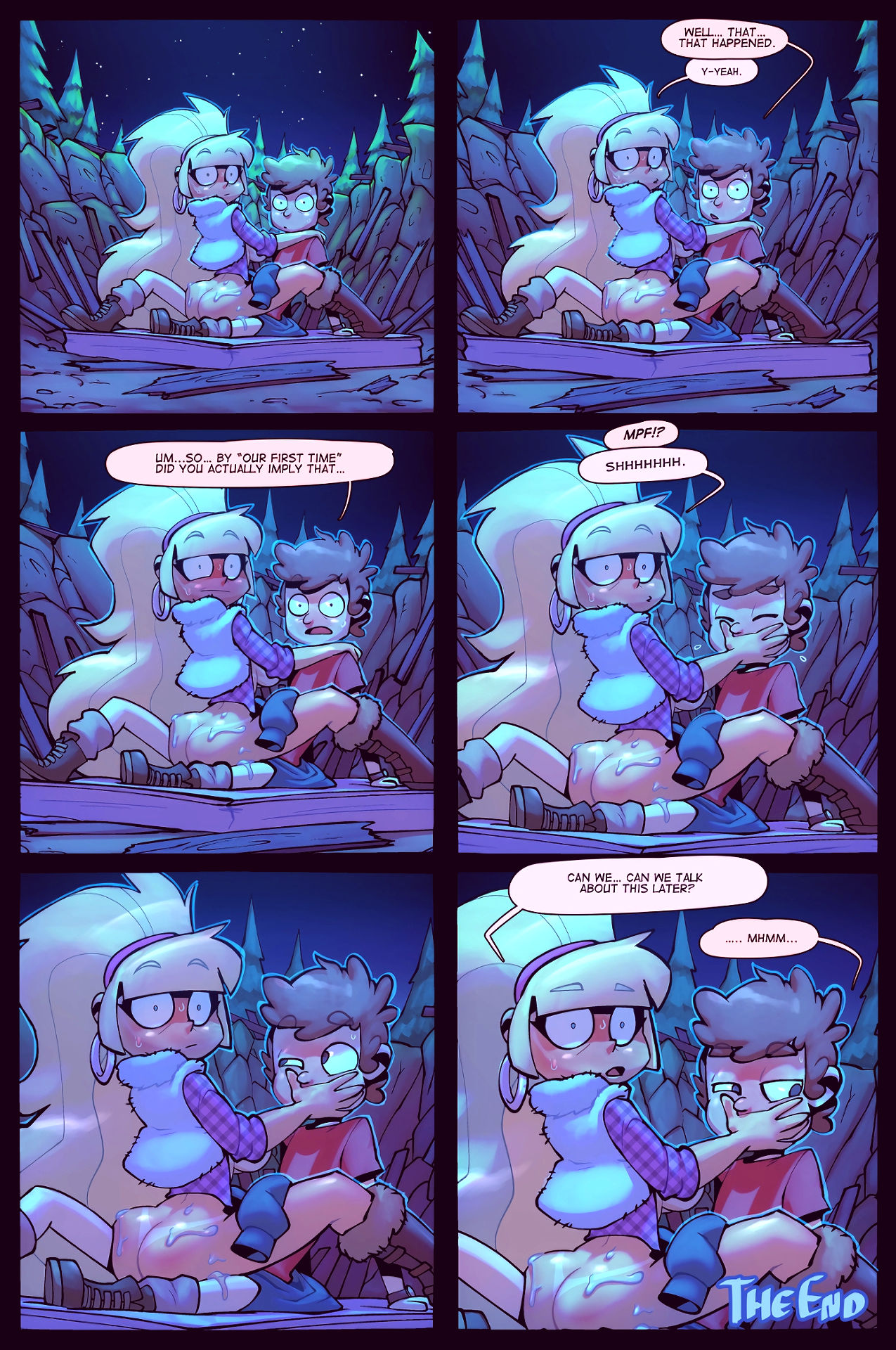 Haunted first time porn comic picture 12
