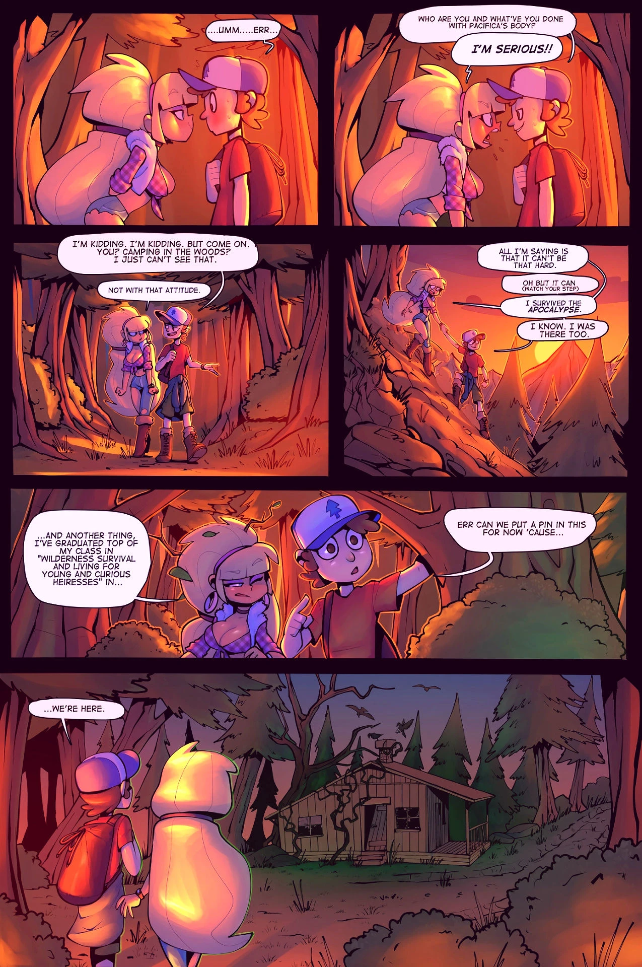 Haunted first time porn comic picture 2