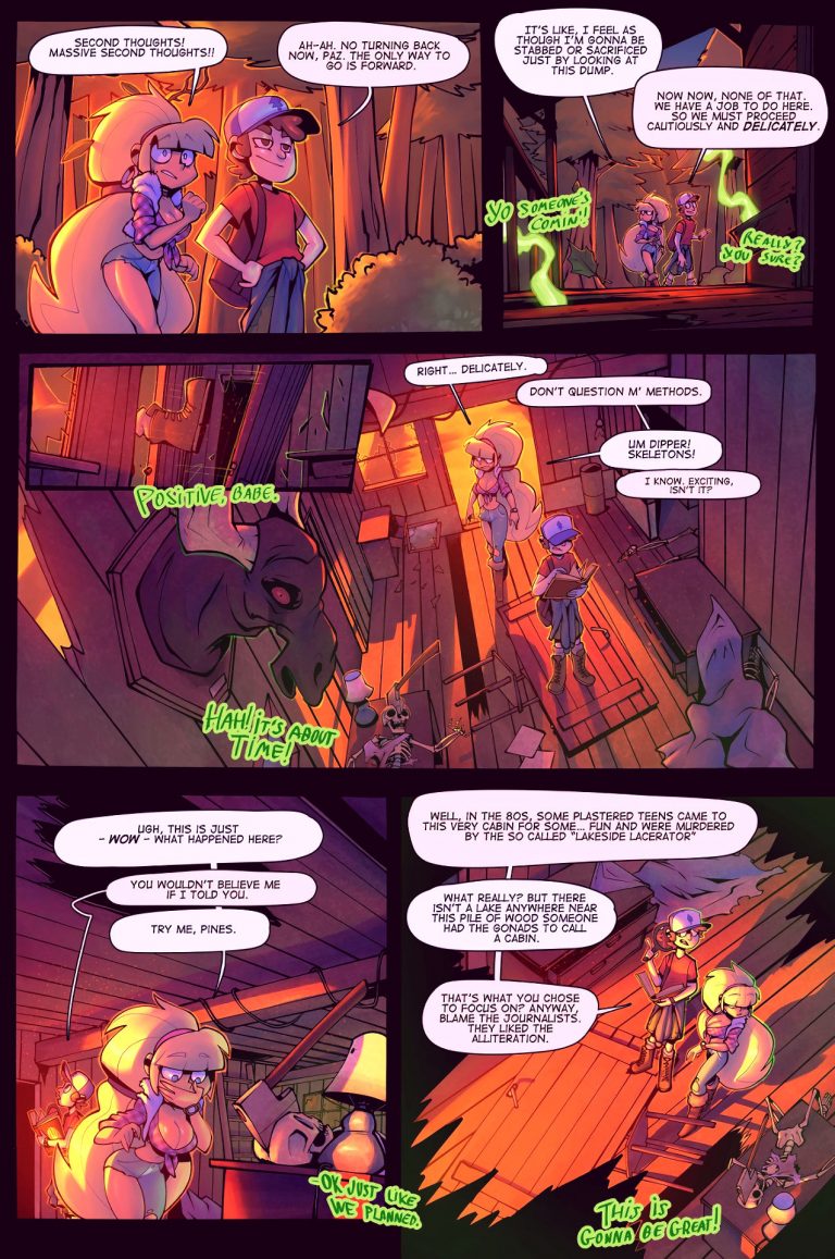 Haunted first time porn comic picture 3
