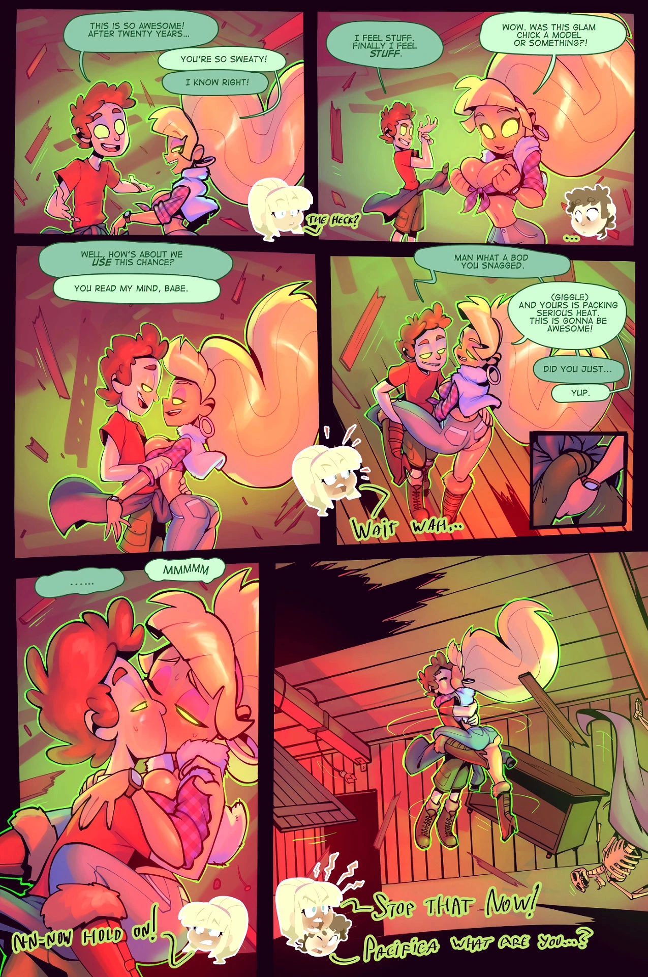 Haunted first time porn comic picture 6