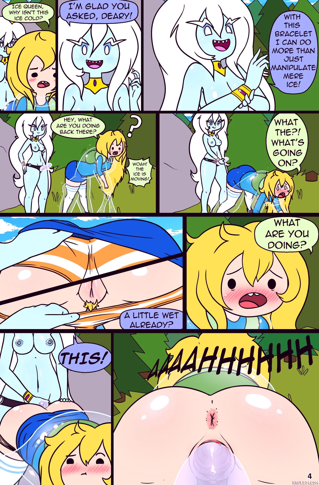 Misadventure time spring special the cat the queen and the forest porn comic picture 4