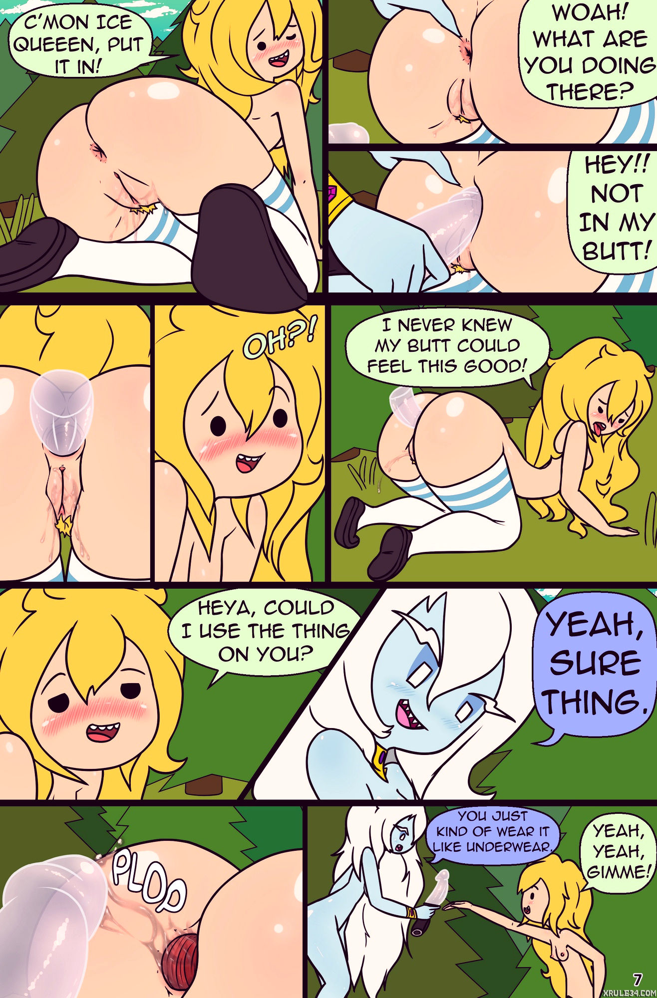 Misadventure time spring special the cat the queen and the forest porn comic picture 7
