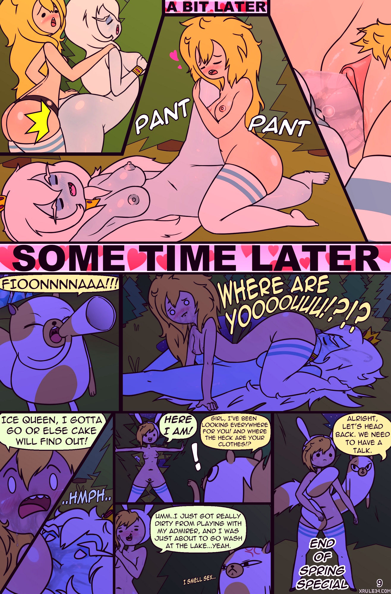 Misadventure time spring special the cat the queen and the forest porn comic picture 9