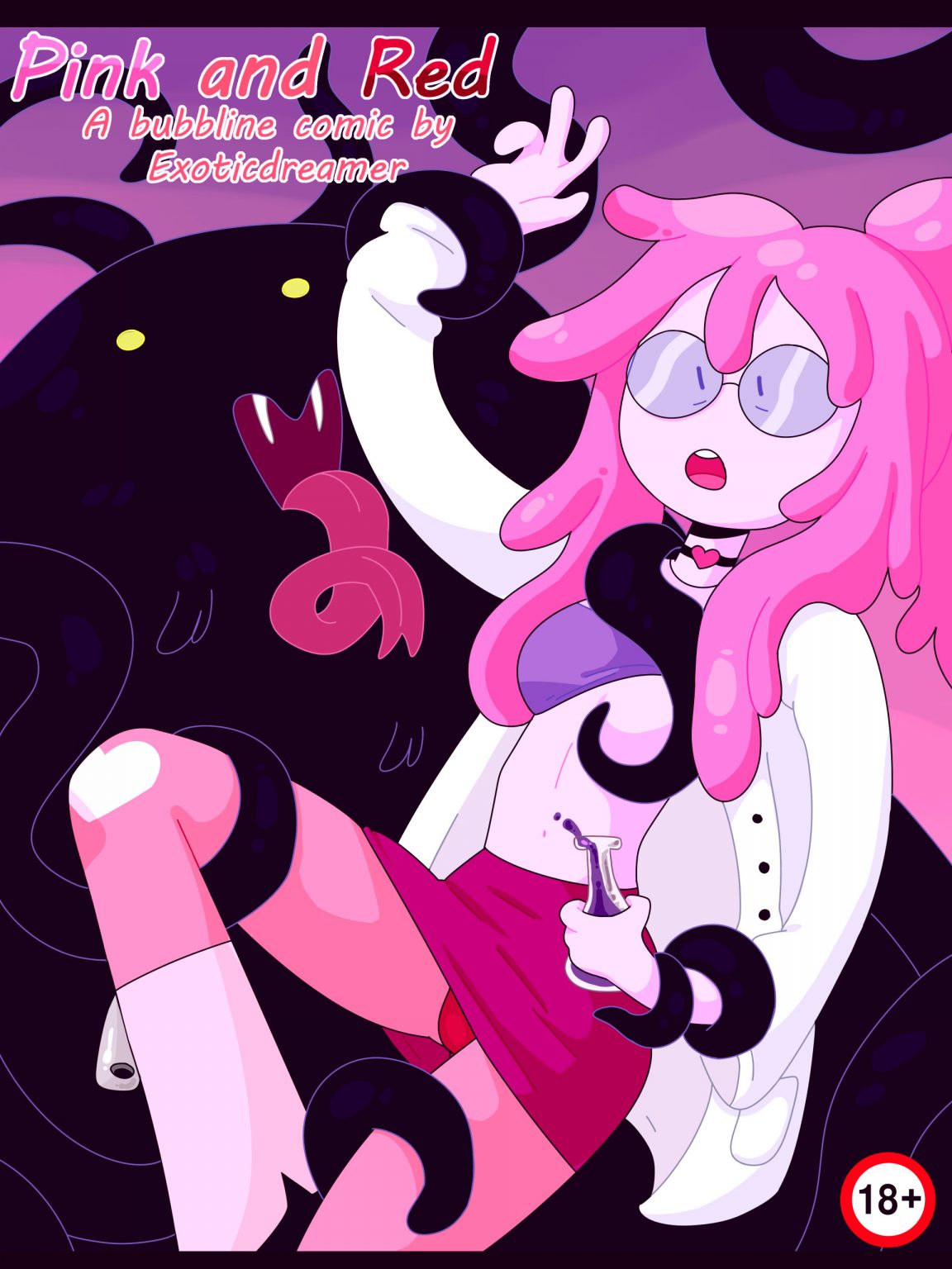 Pink and red bubbline porn comic picture 1