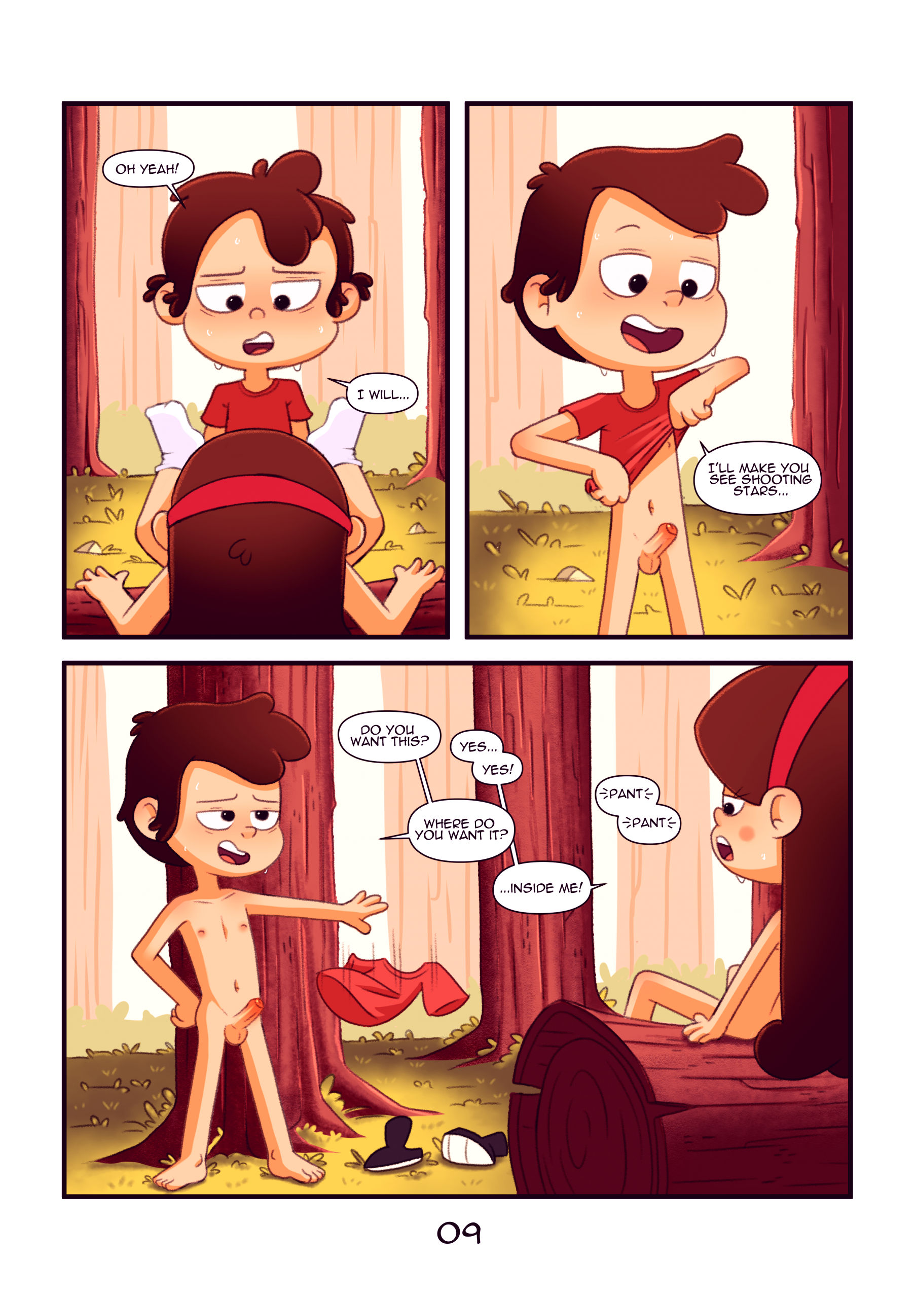 Secret of the woods porn comic picture 10