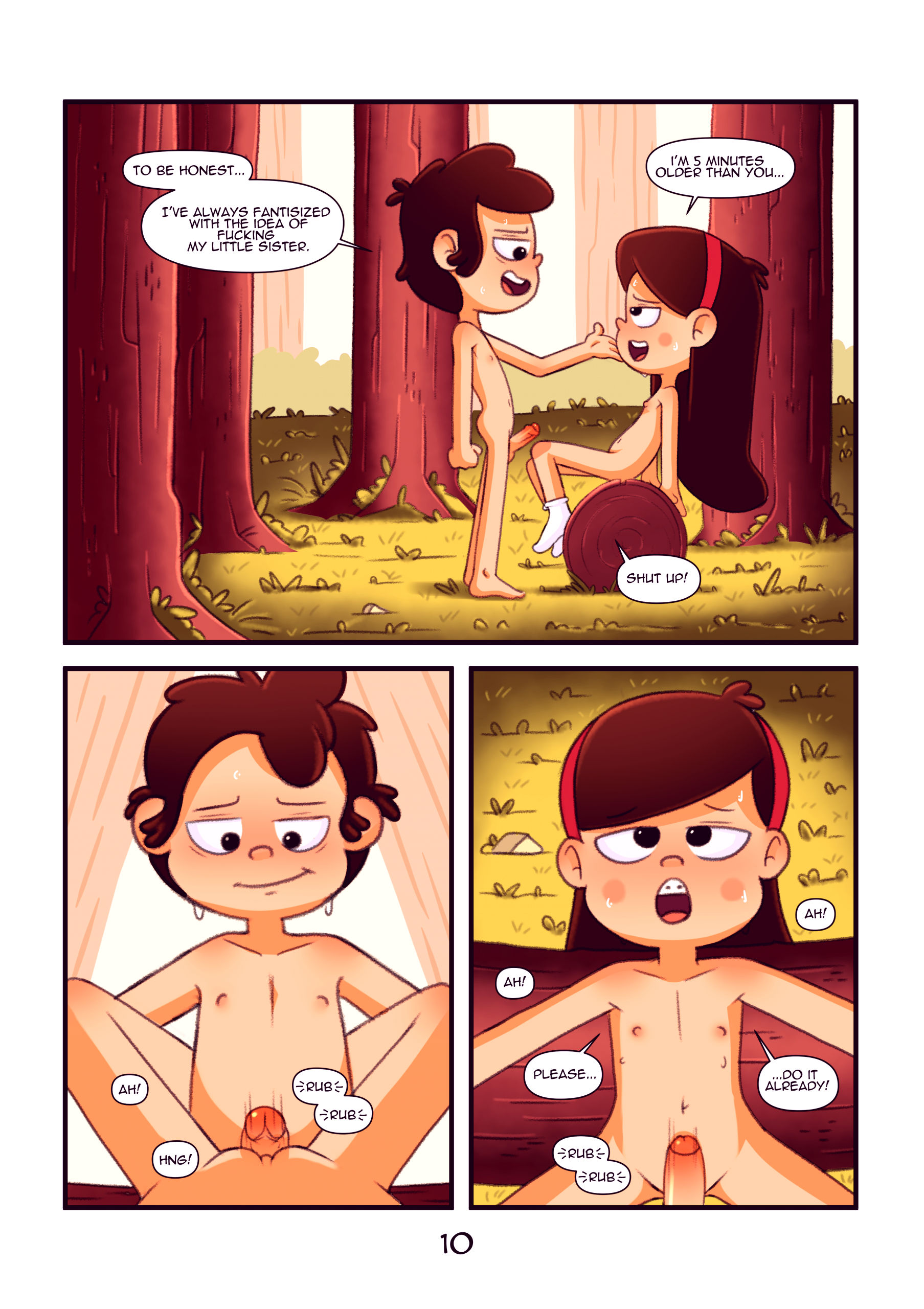 Secret of the woods porn comic picture 11