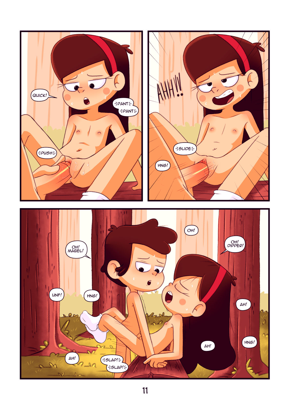 Secret of the woods porn comic picture 12