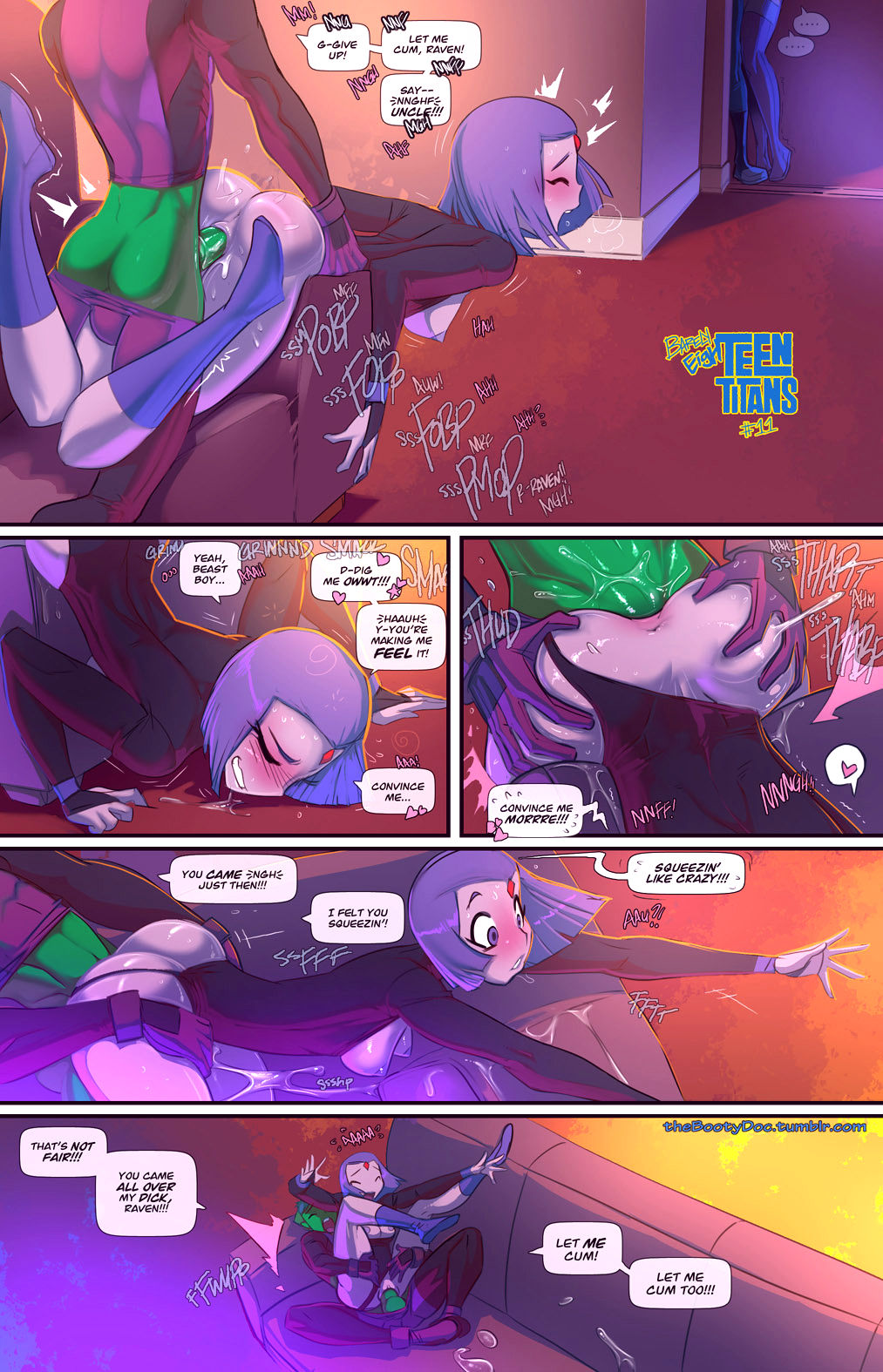 Barely eighteen titans porn comic picture 11