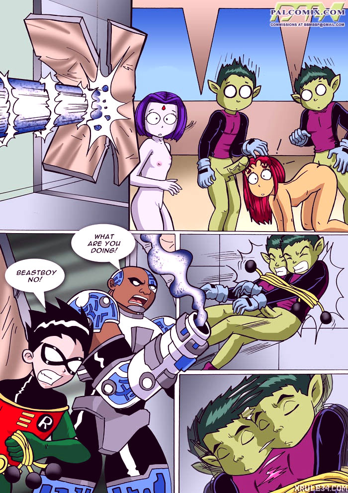 Beastboy mating season porn comic picture 7