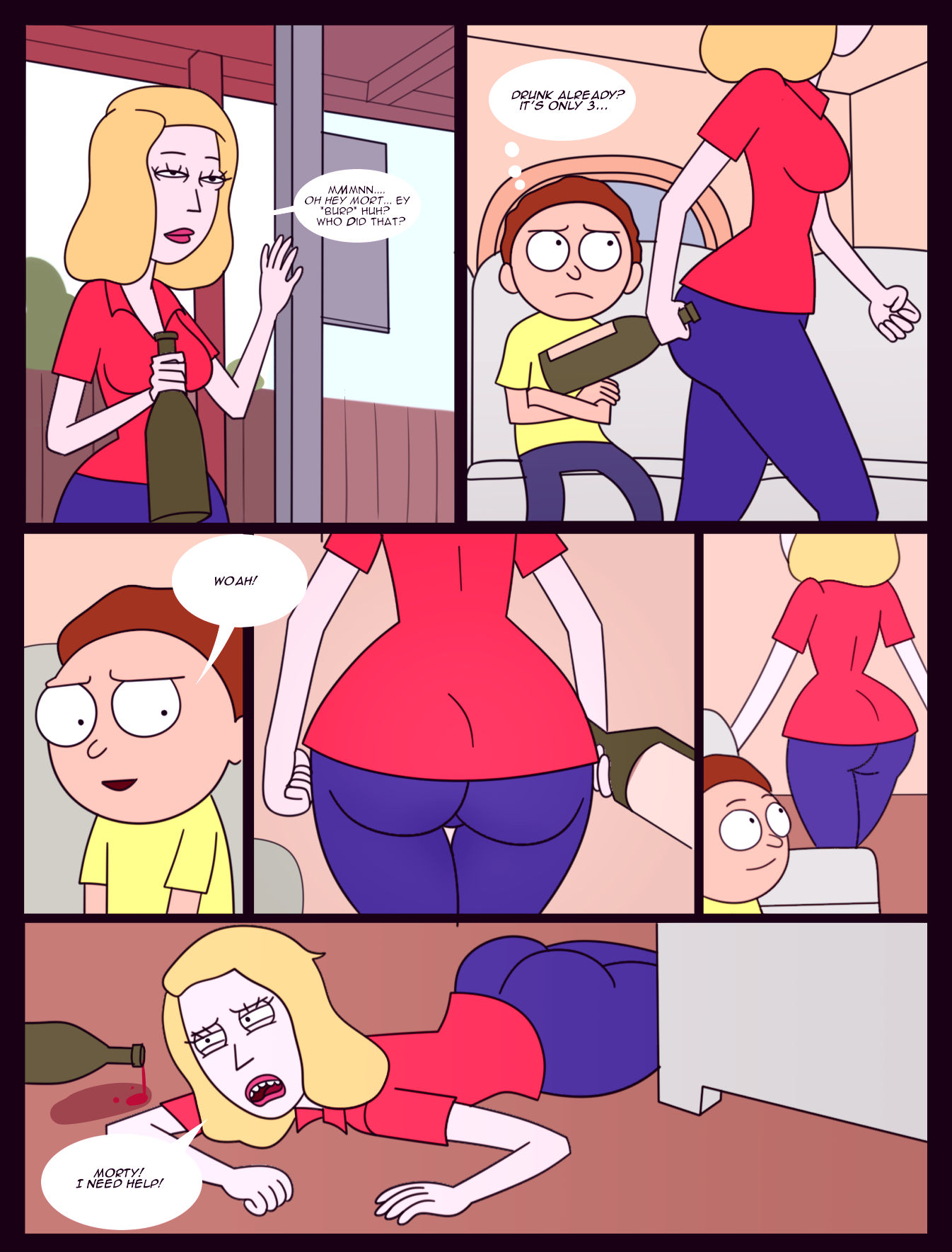 Beth and morty comic porn comic picture 1