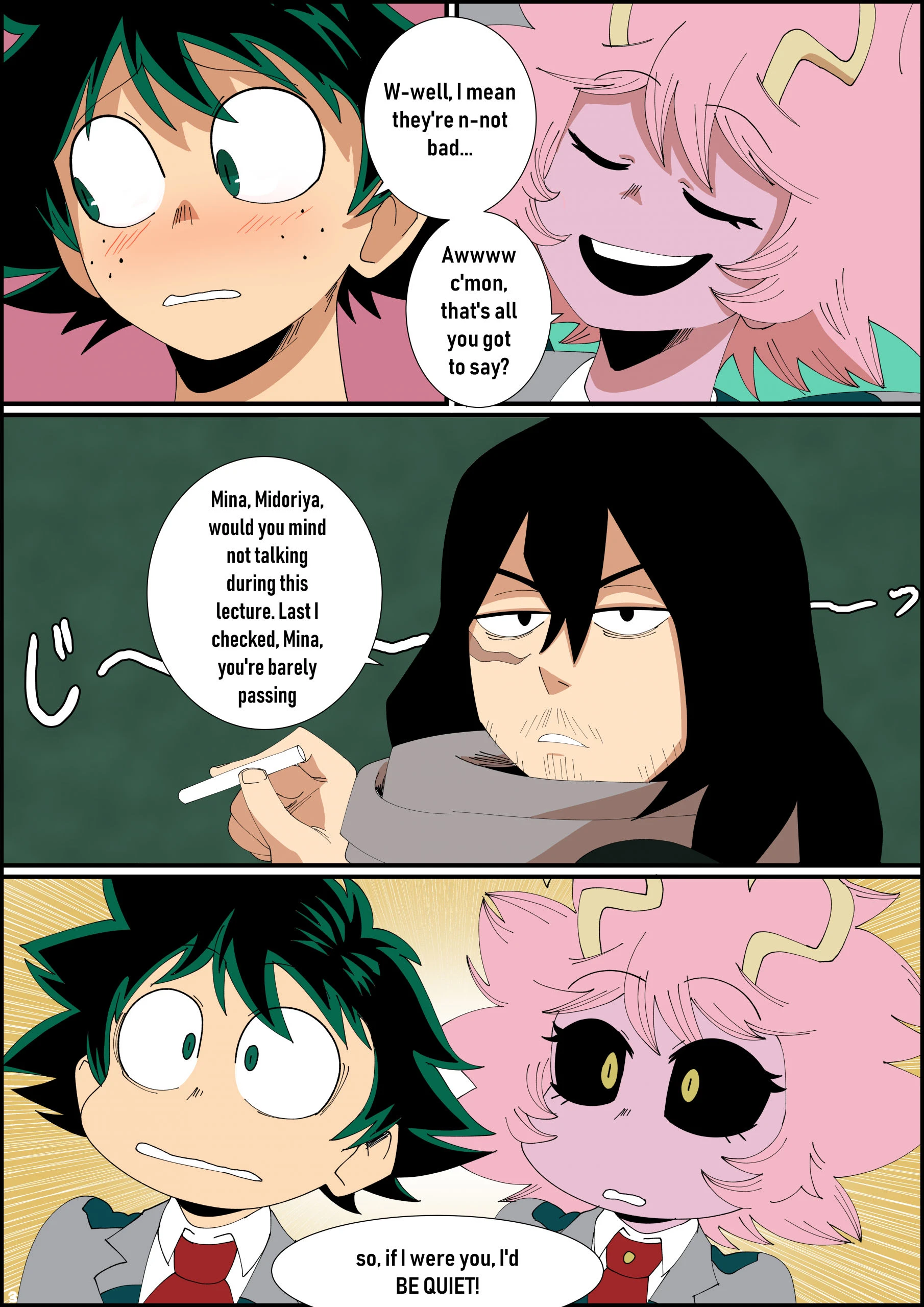 Mina x deku hentai manga picture 4