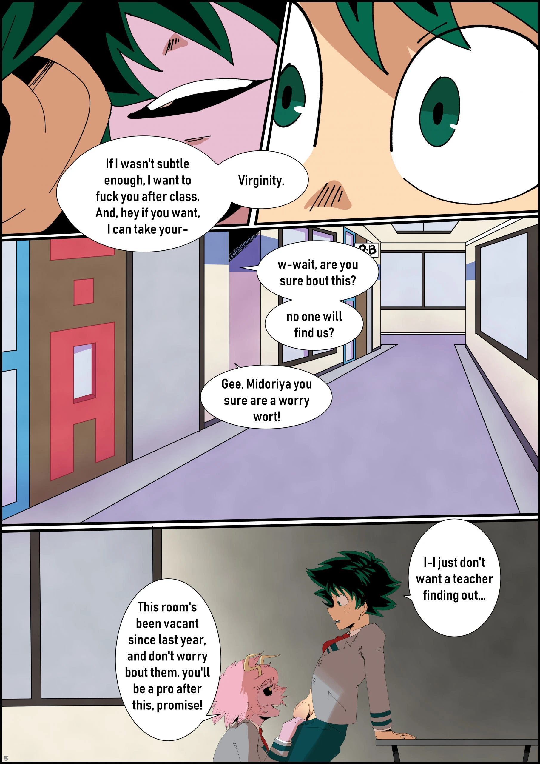 Mina x deku hentai manga picture 6