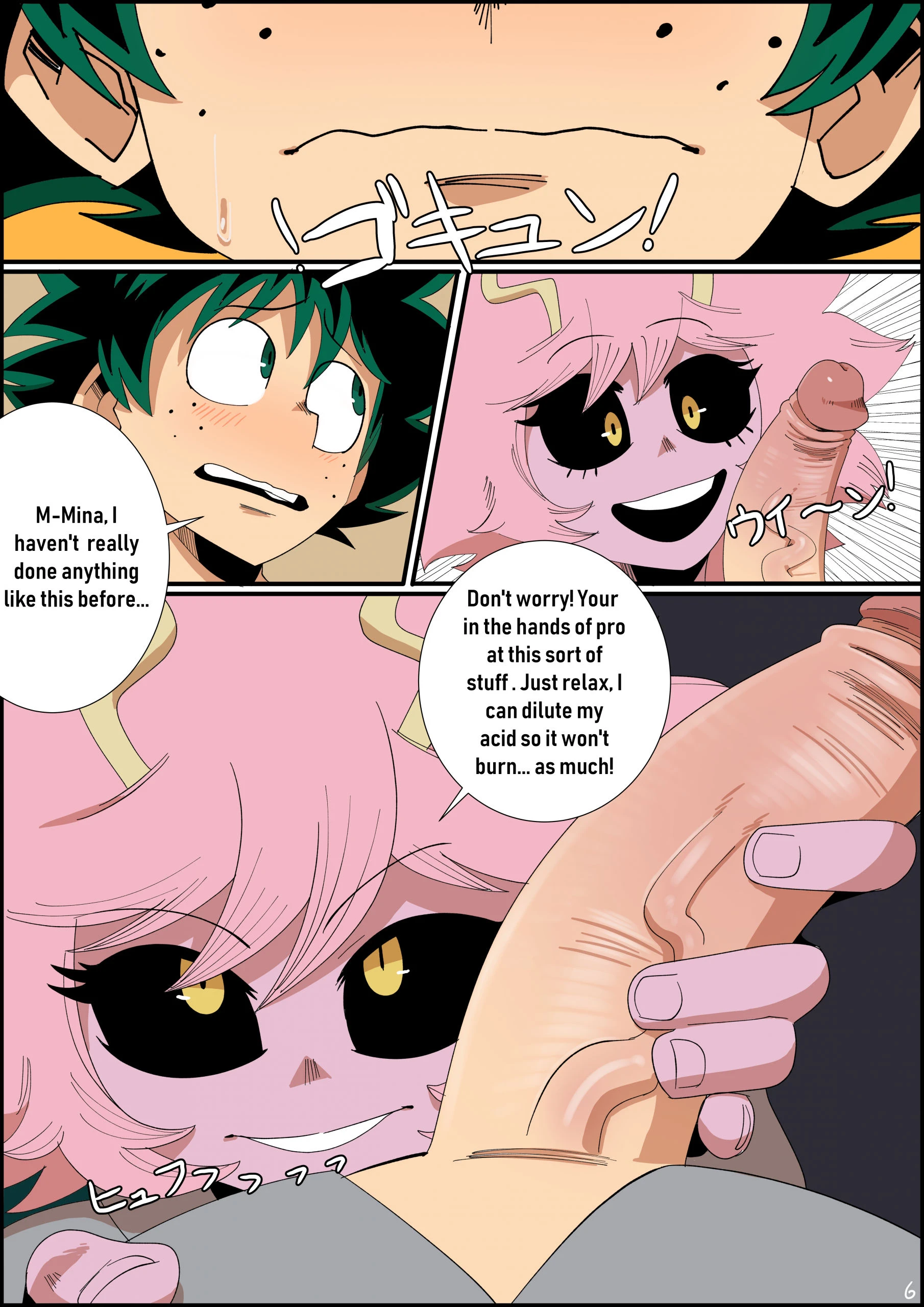 Mina x deku hentai manga picture 7
