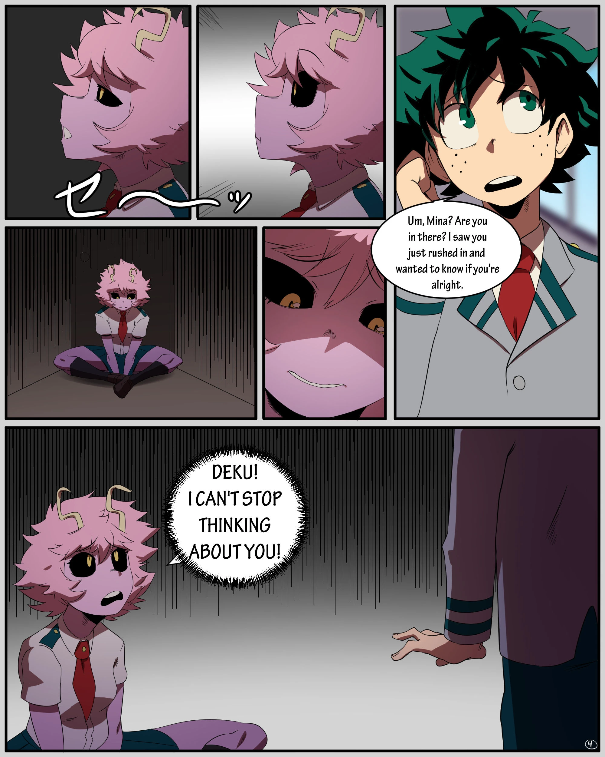 Mina x izuku comic hentai manga picture 5