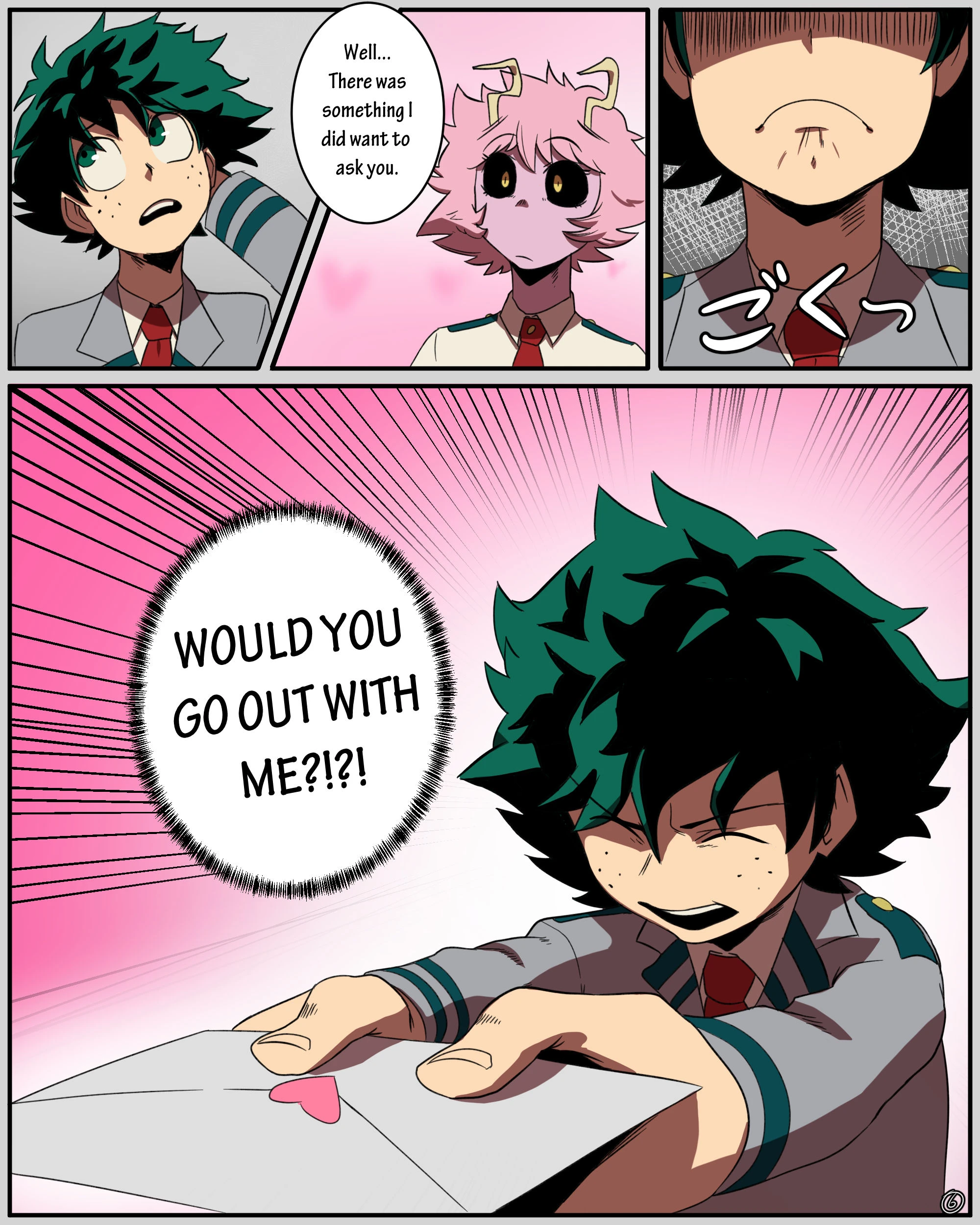 Mina x izuku comic hentai manga picture 7