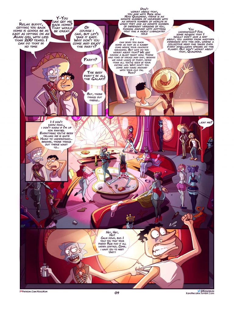 Quagmire into the multiverse porn comic picture 10