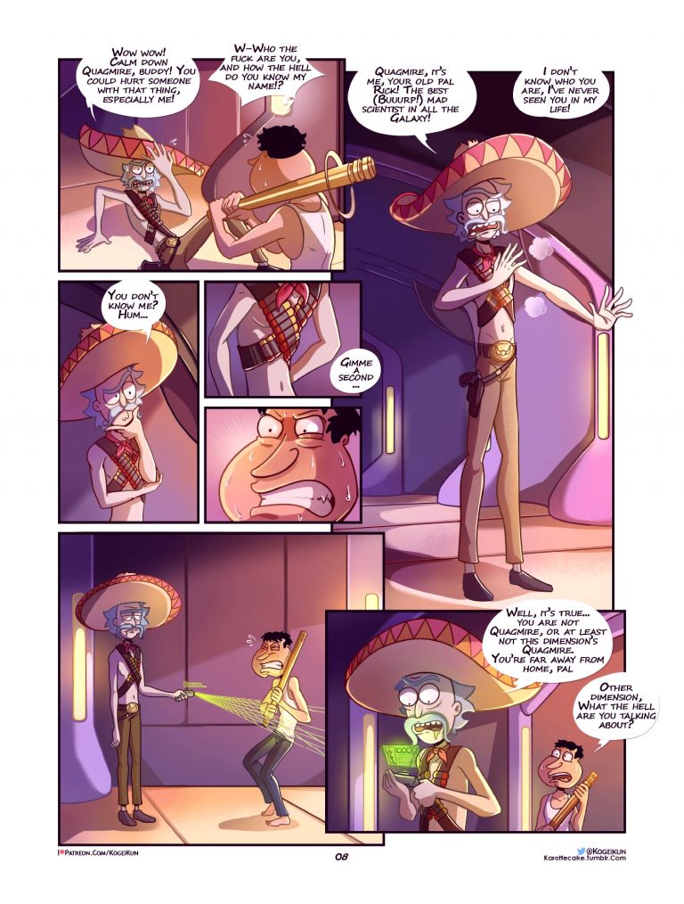 Quagmire into the multiverse porn comic picture 9