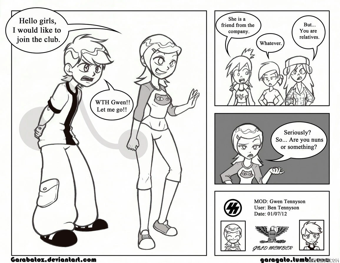 Swinger night porn comic picture 2