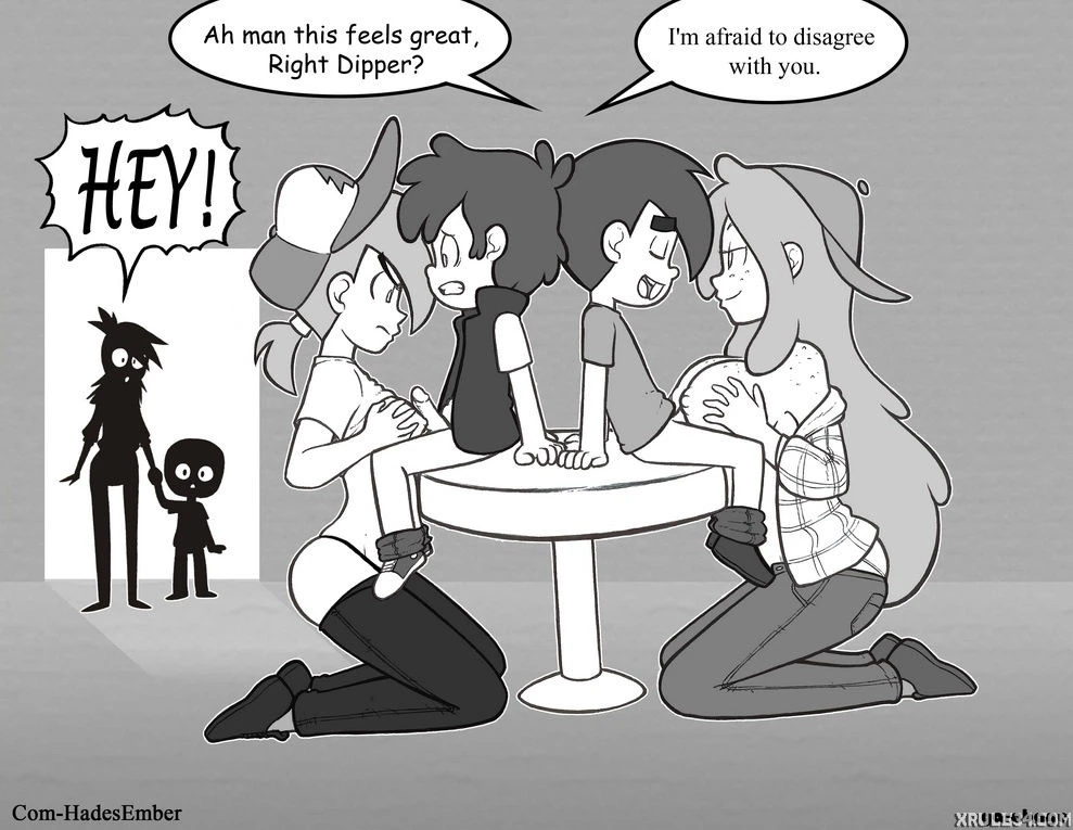 Swinger night porn comic picture 4