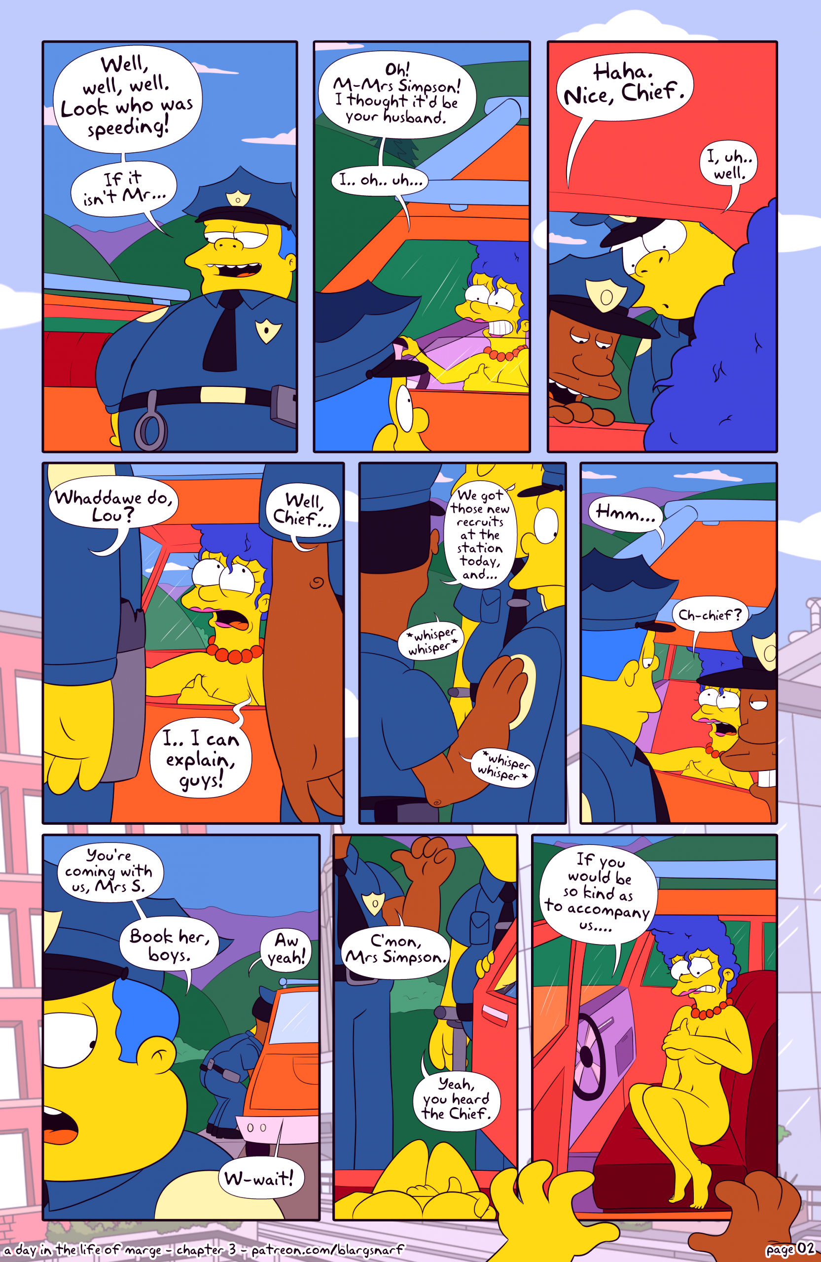 A day in the life of marge 3 porn comic picture 2