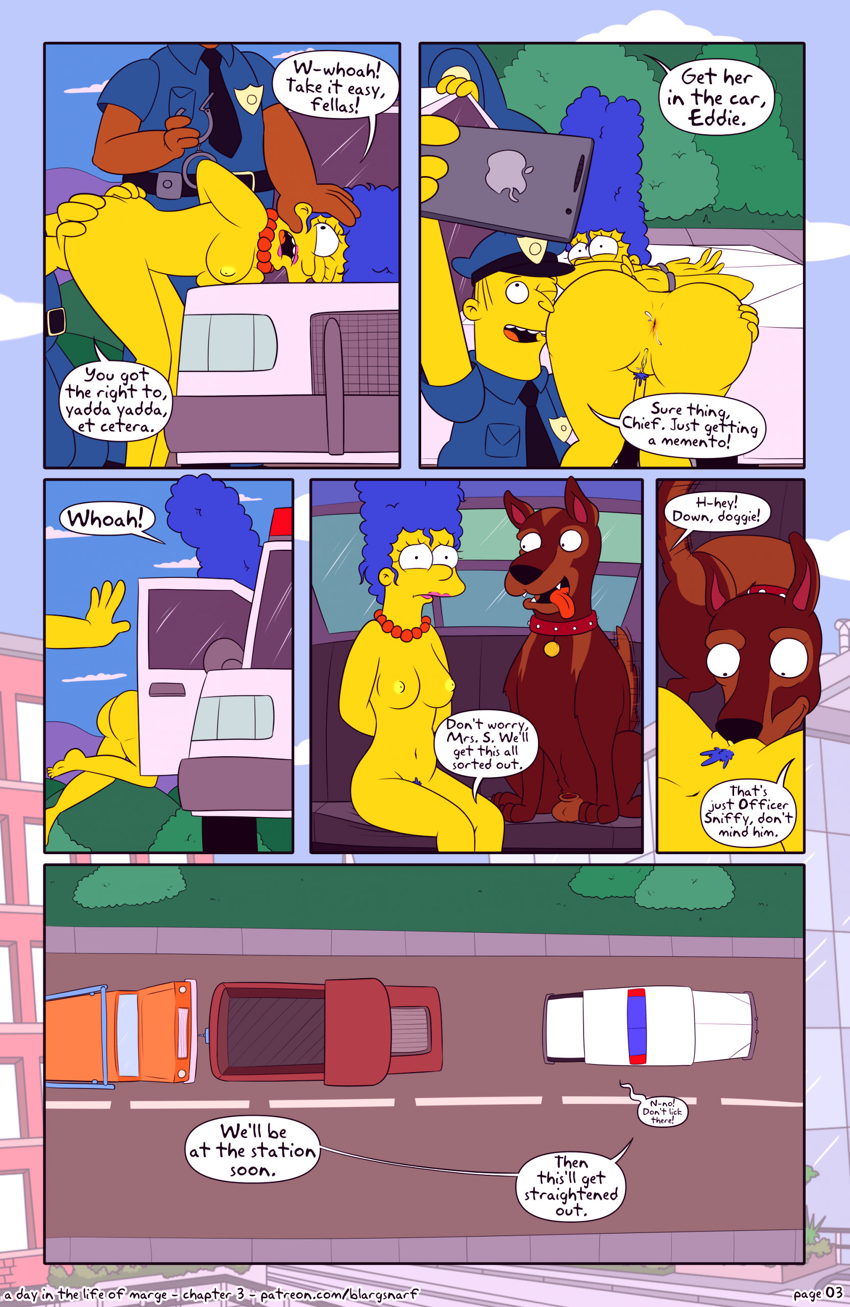 A day in the life of marge 3 porn comic picture 3