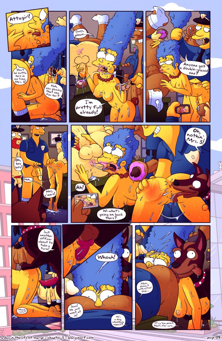 A day in the life of marge 3 porn comic picture 9