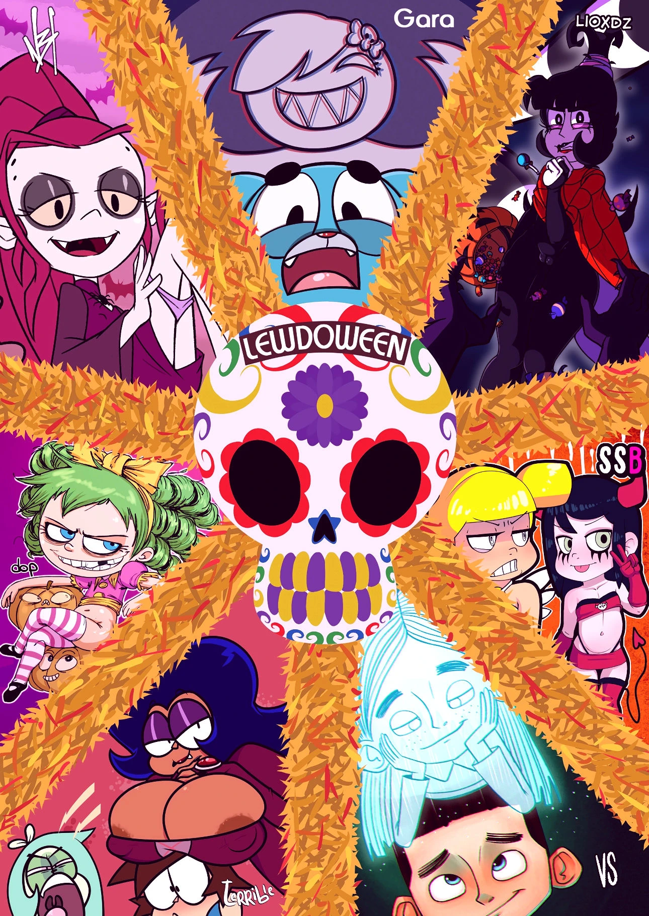 Lewdoween 2020 porn comic picture 1