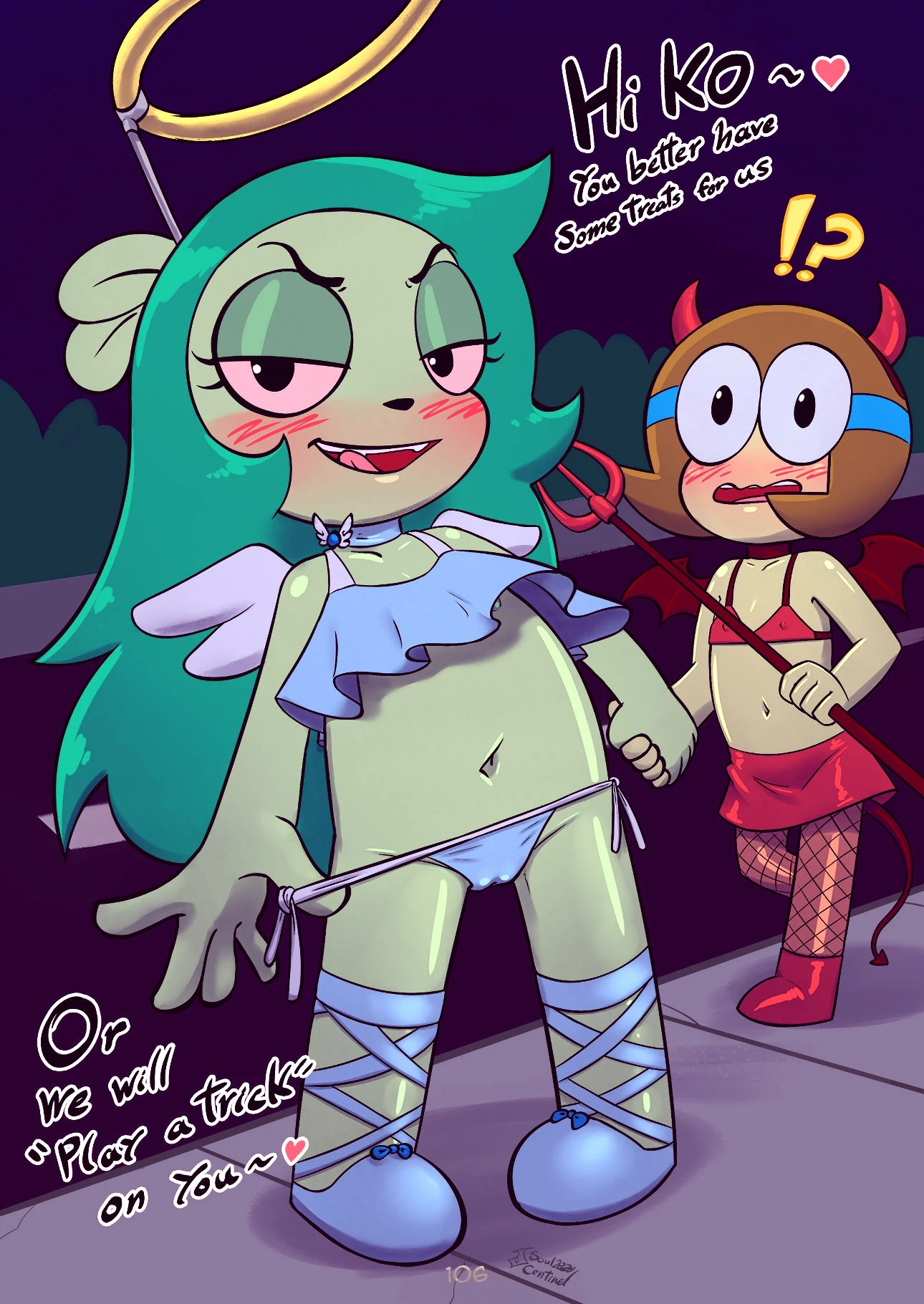 Lewdoween 2020 porn comic picture 107