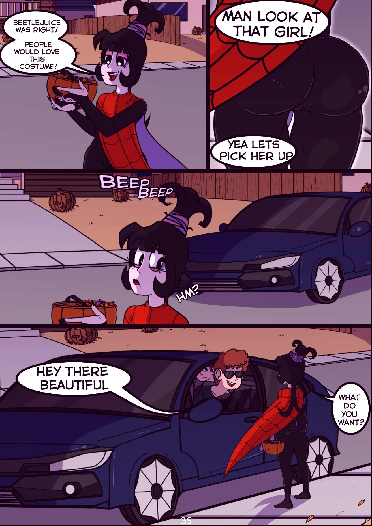 Lewdoween 2020 porn comic picture 36