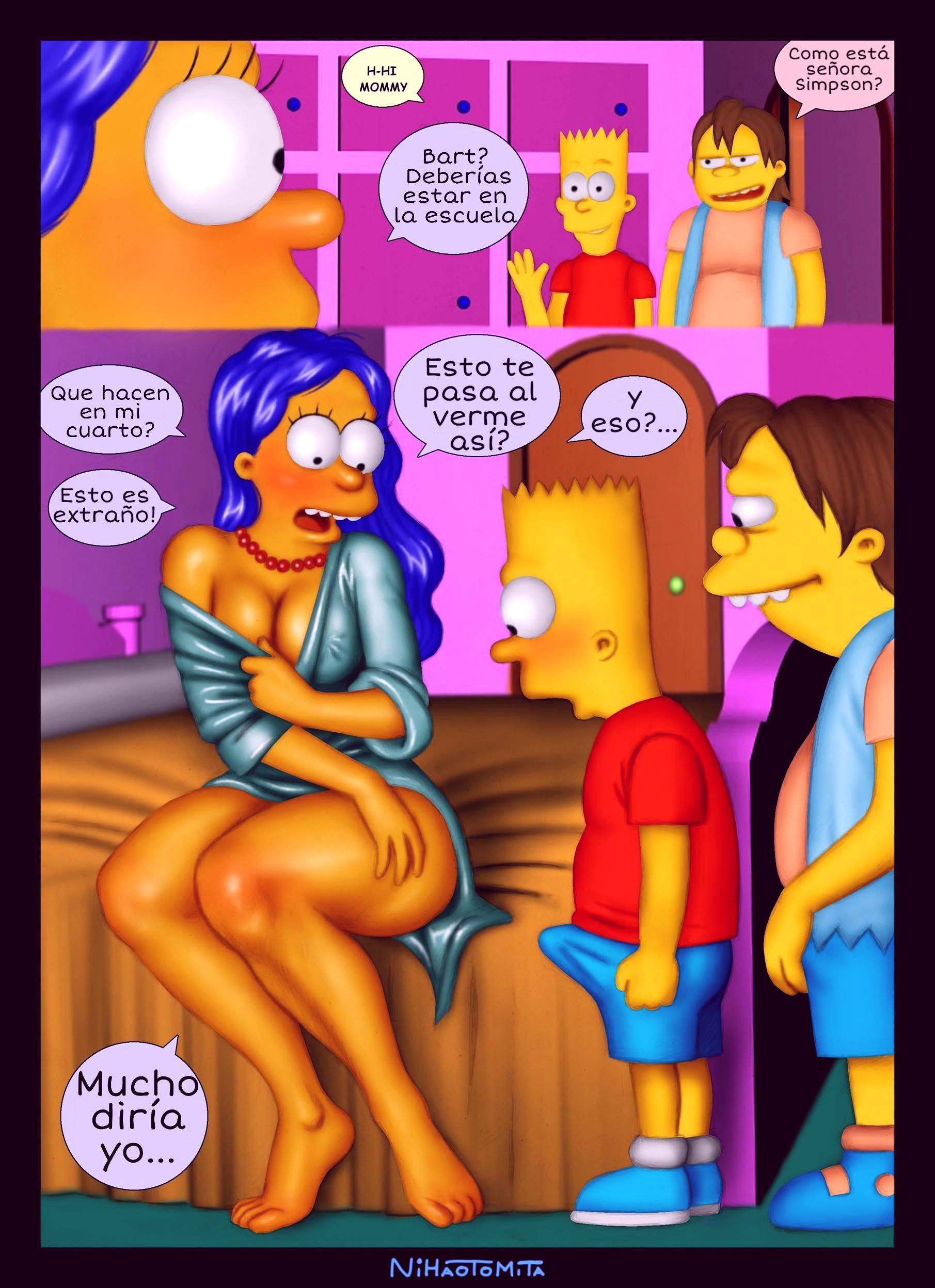 Los simpsonx porn comic picture 3