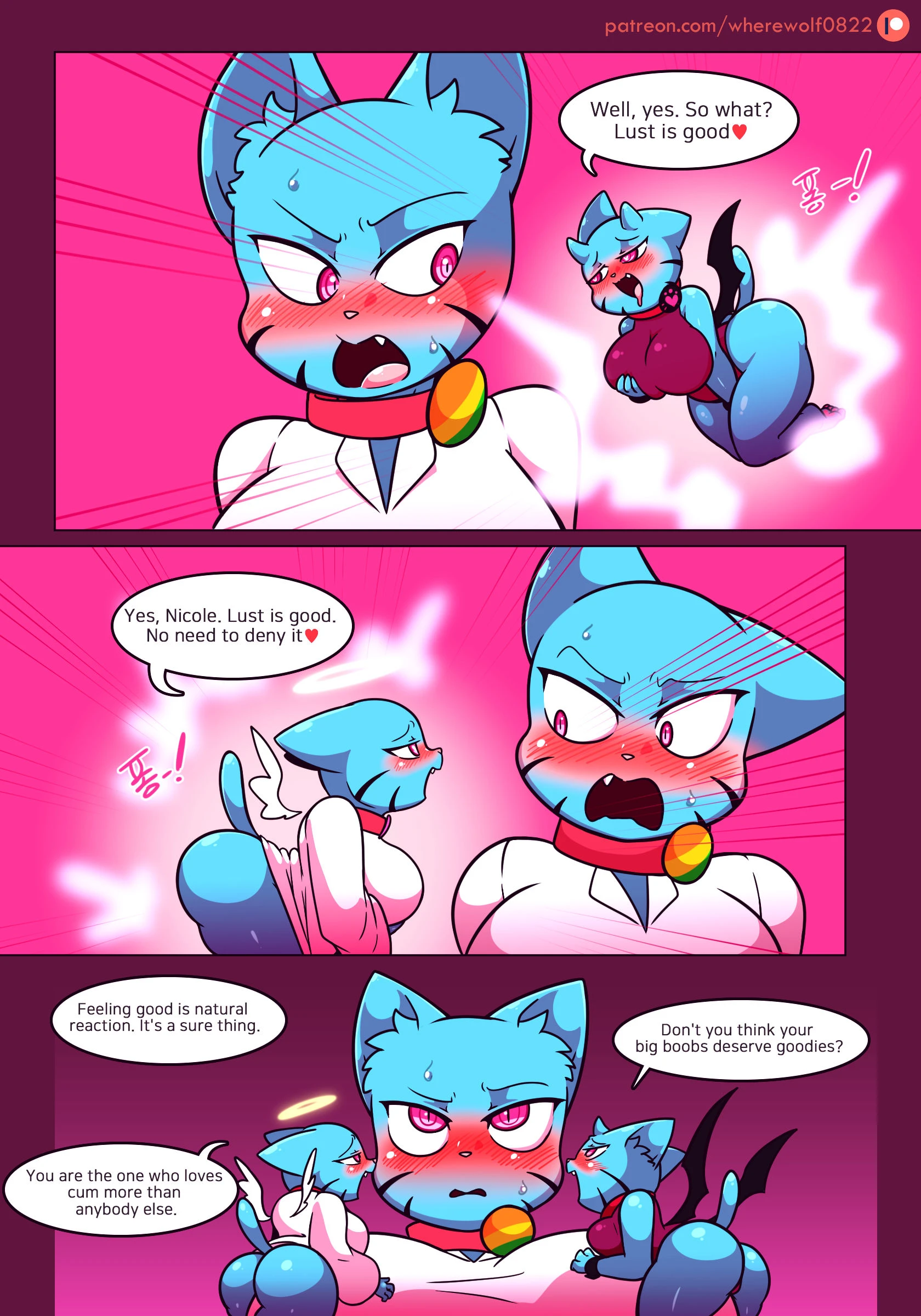 Lusty world of nicole 2 angel porn comic picture 2