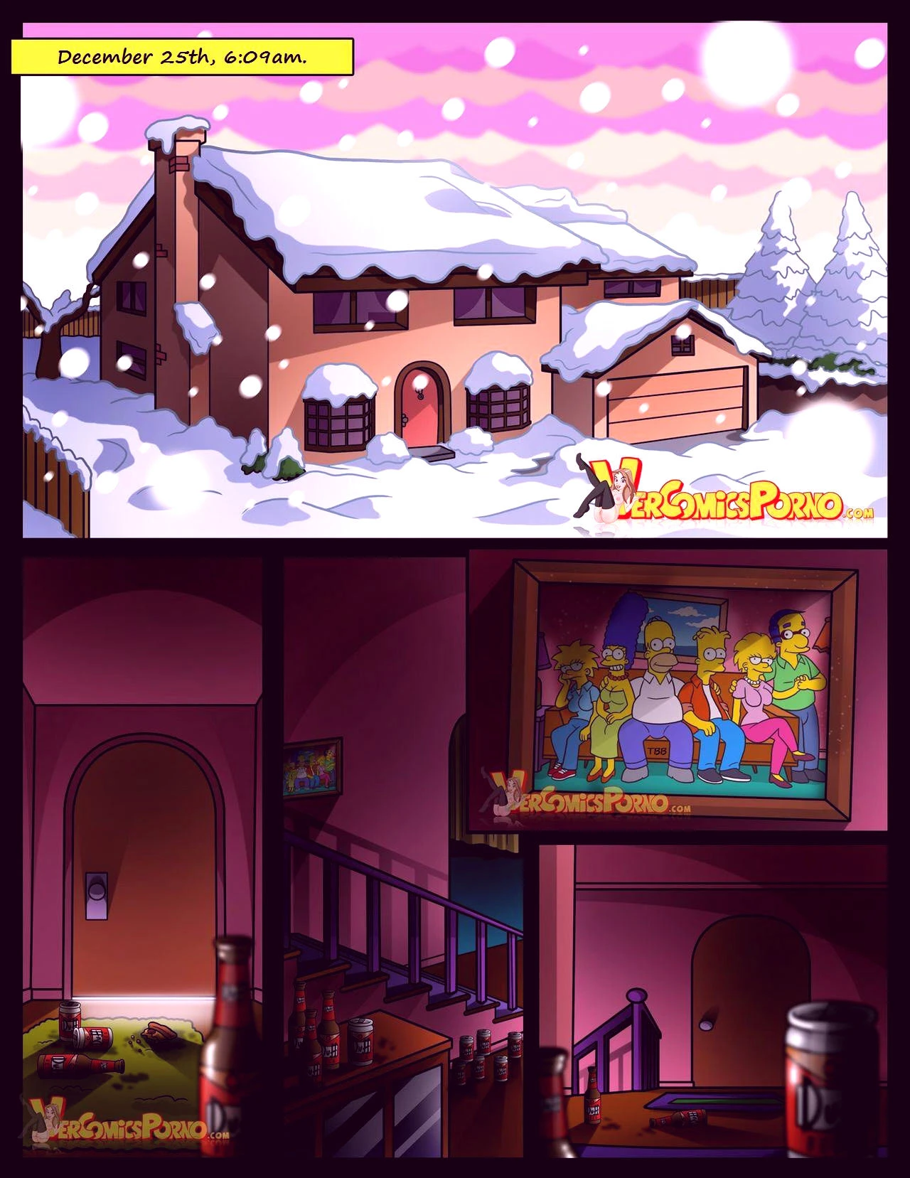 Milky white christmas porn comic picture 2